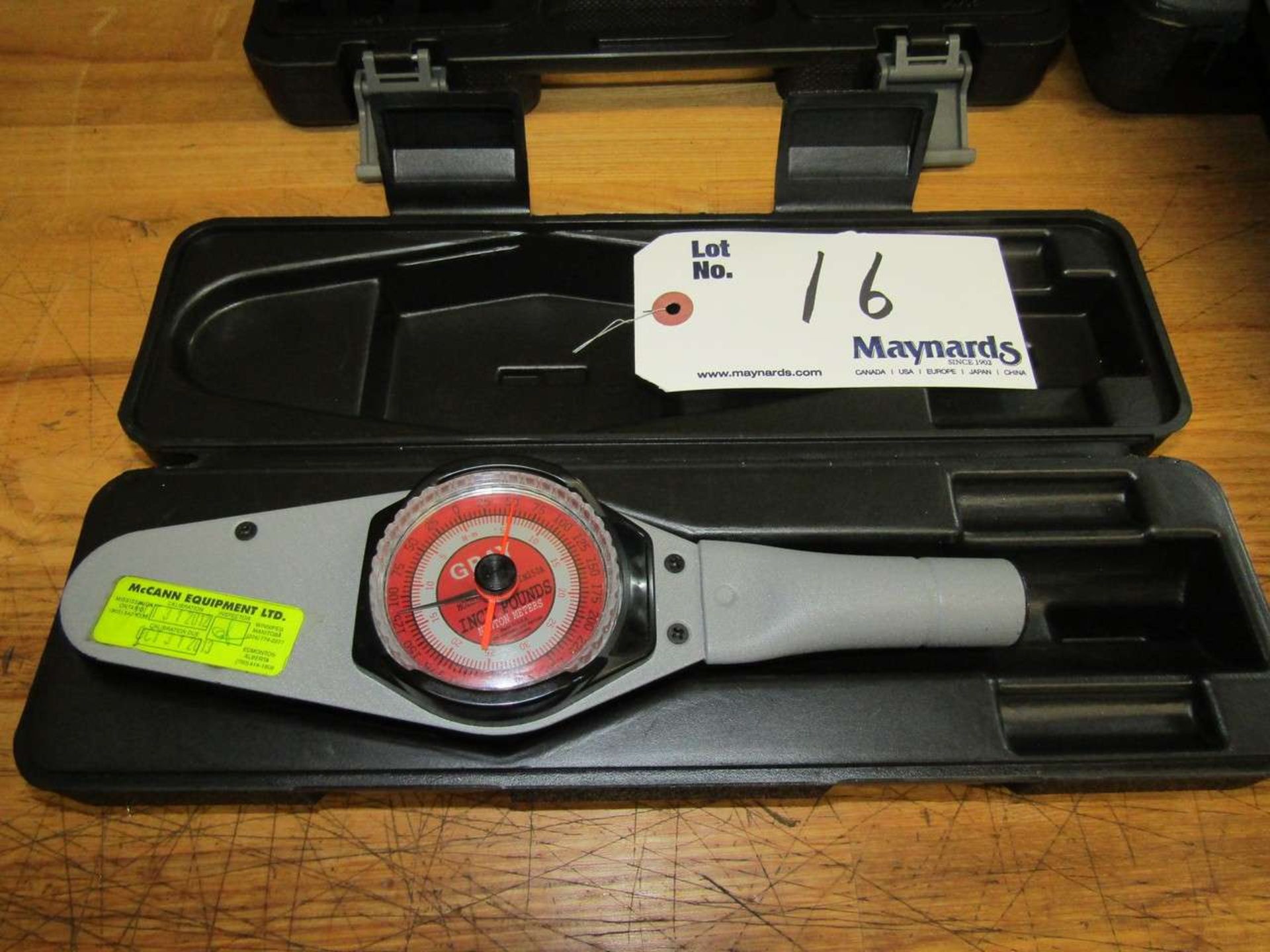 Gray Tools Heavy Duty Dial Type Torque Wrench