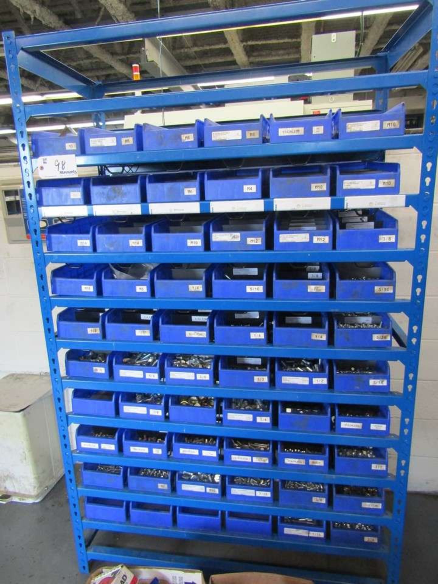 10 Shelf Rack with Bins