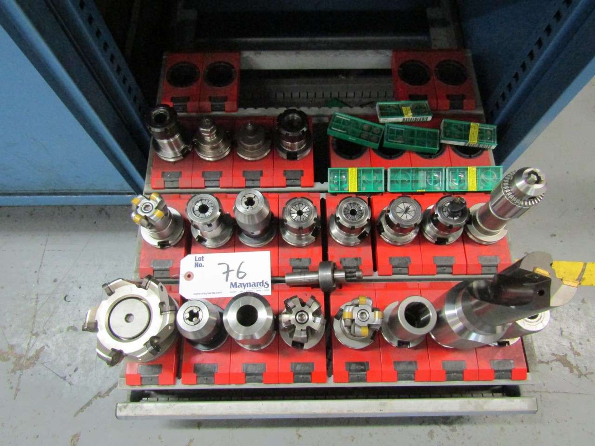 2 Drawers of Cutters and Spindle Holders for Milling Machine - Image 2 of 2