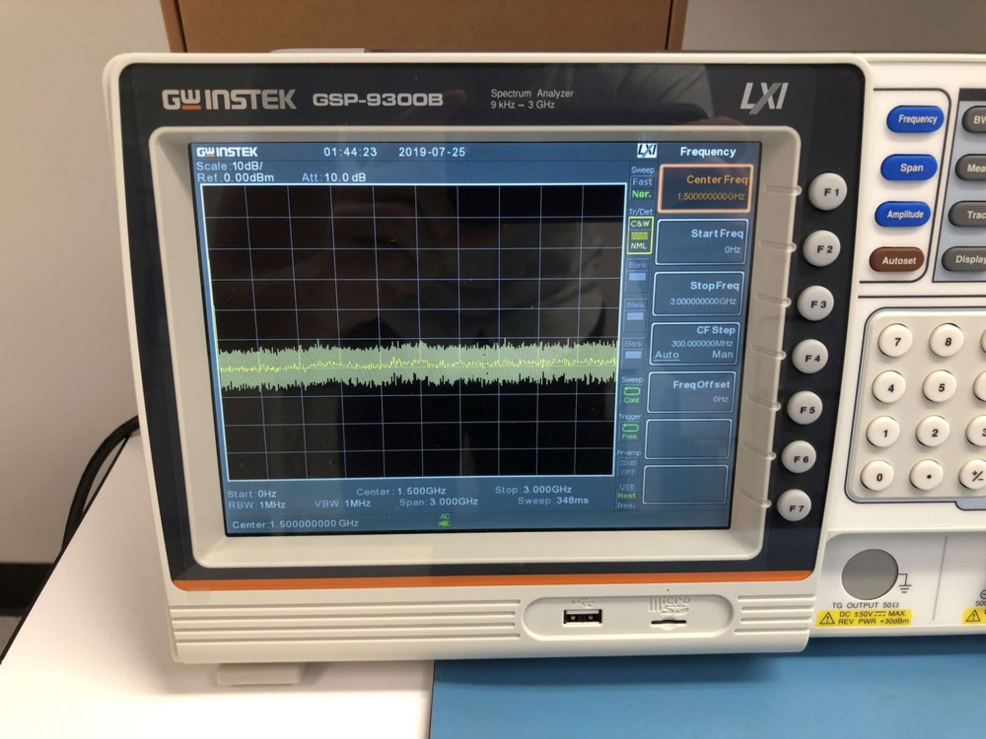 GW Instek GSP-9300B Spectrum Analyzer, 9 kHz - 3 GHz - Image 2 of 4