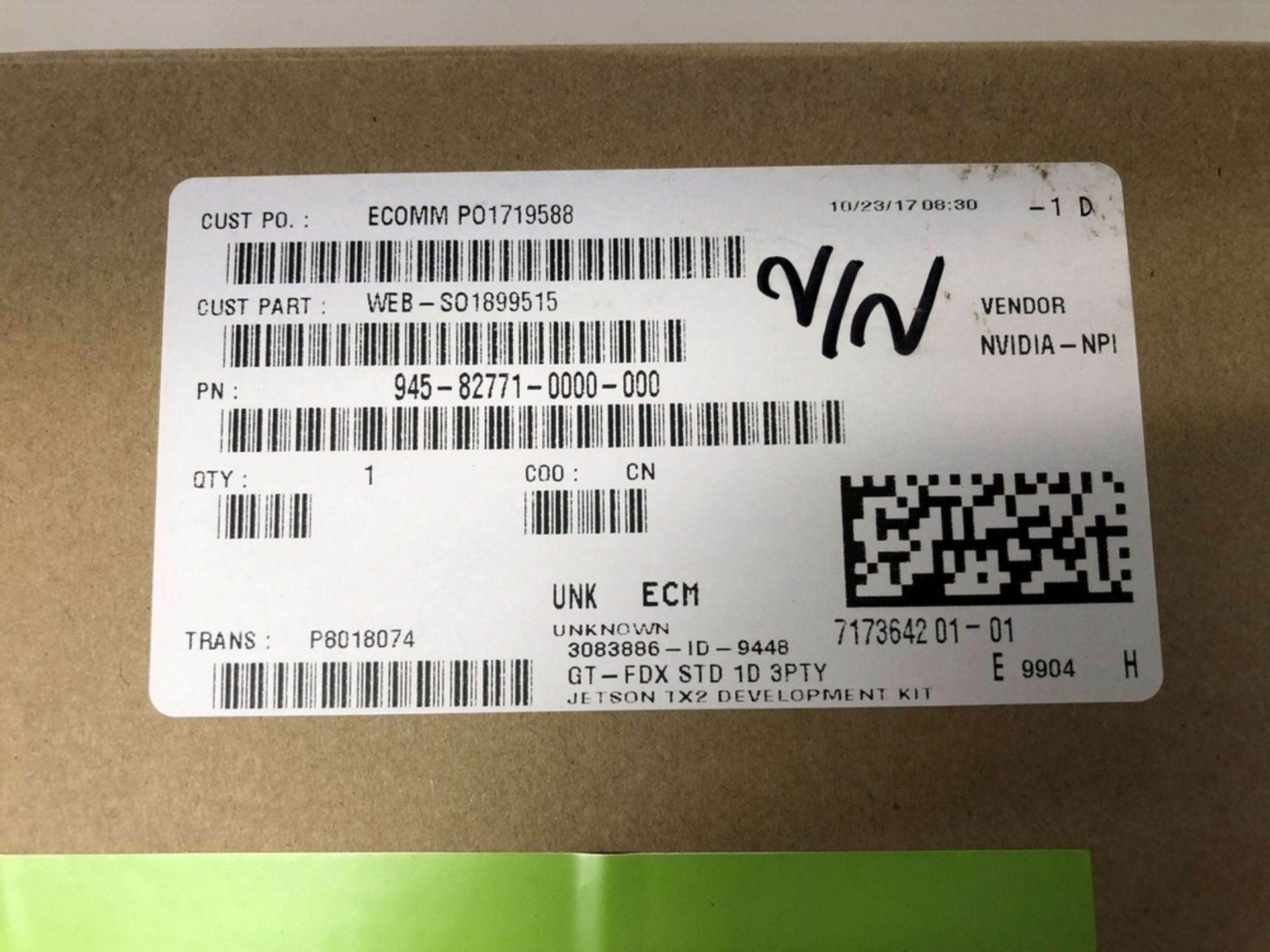 NVIDIA Jetson TX2 Developer Kits (New in Box - Unopened) - Image 3 of 3