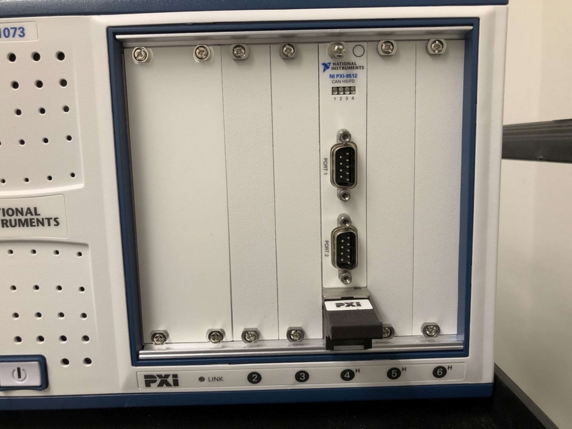 2017 National Instruments PXIe-1073 Chassis (5-Slot), S/N 312B6B3; NI PXI-8512 CAN HS/FD - Image 2 of 4