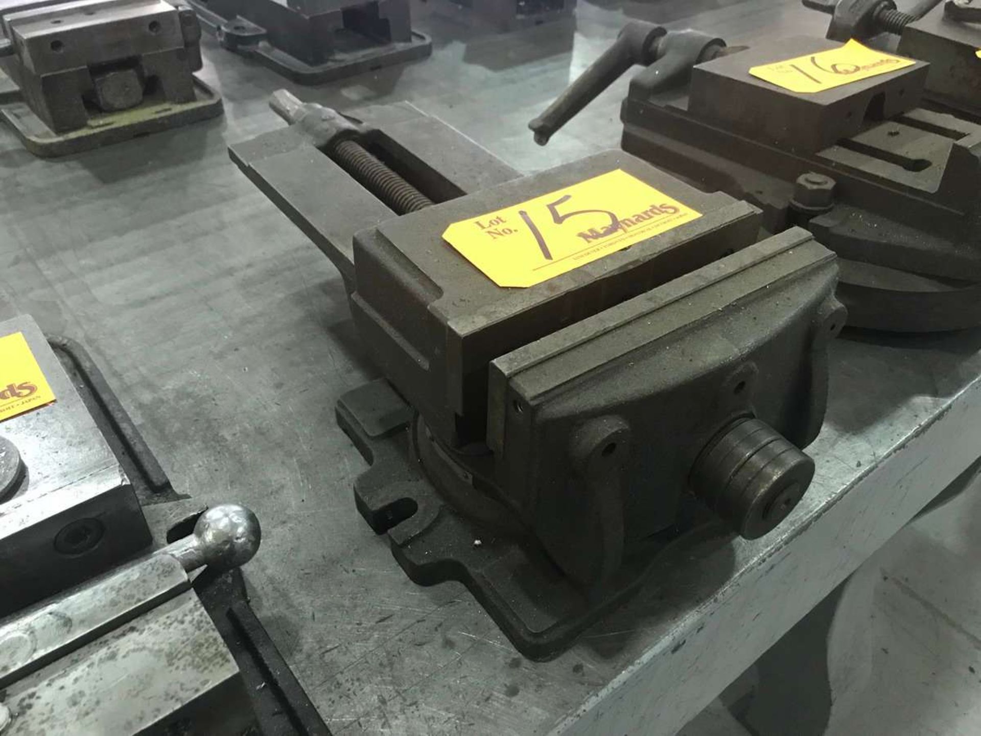 National 8'' Machine Vise, With Swivel Base