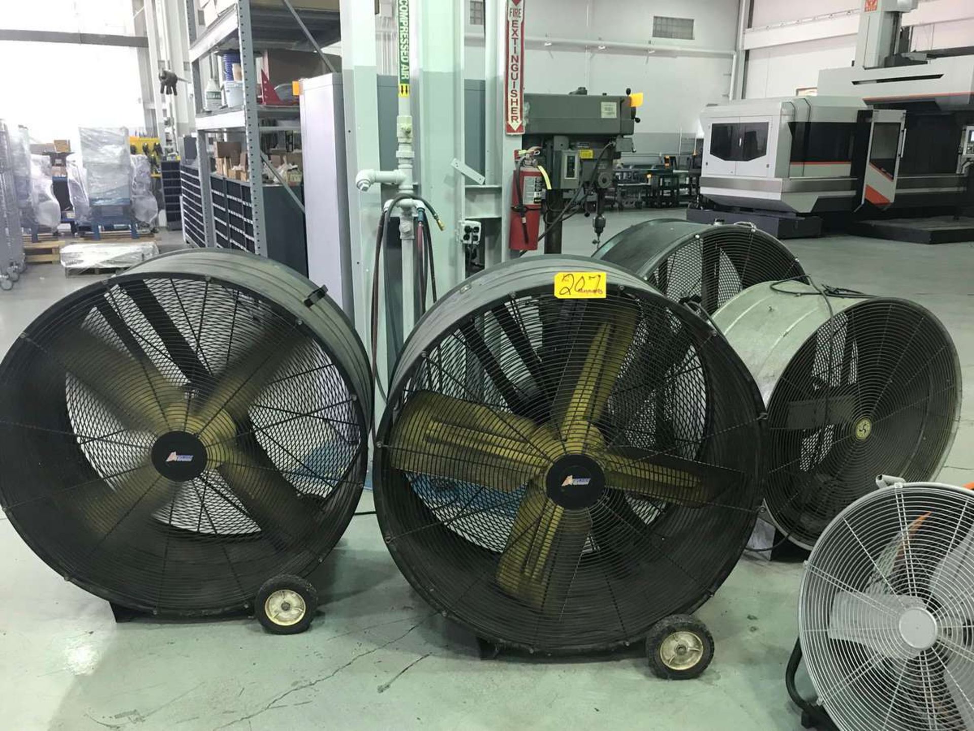 (4) Portable Shop Fans