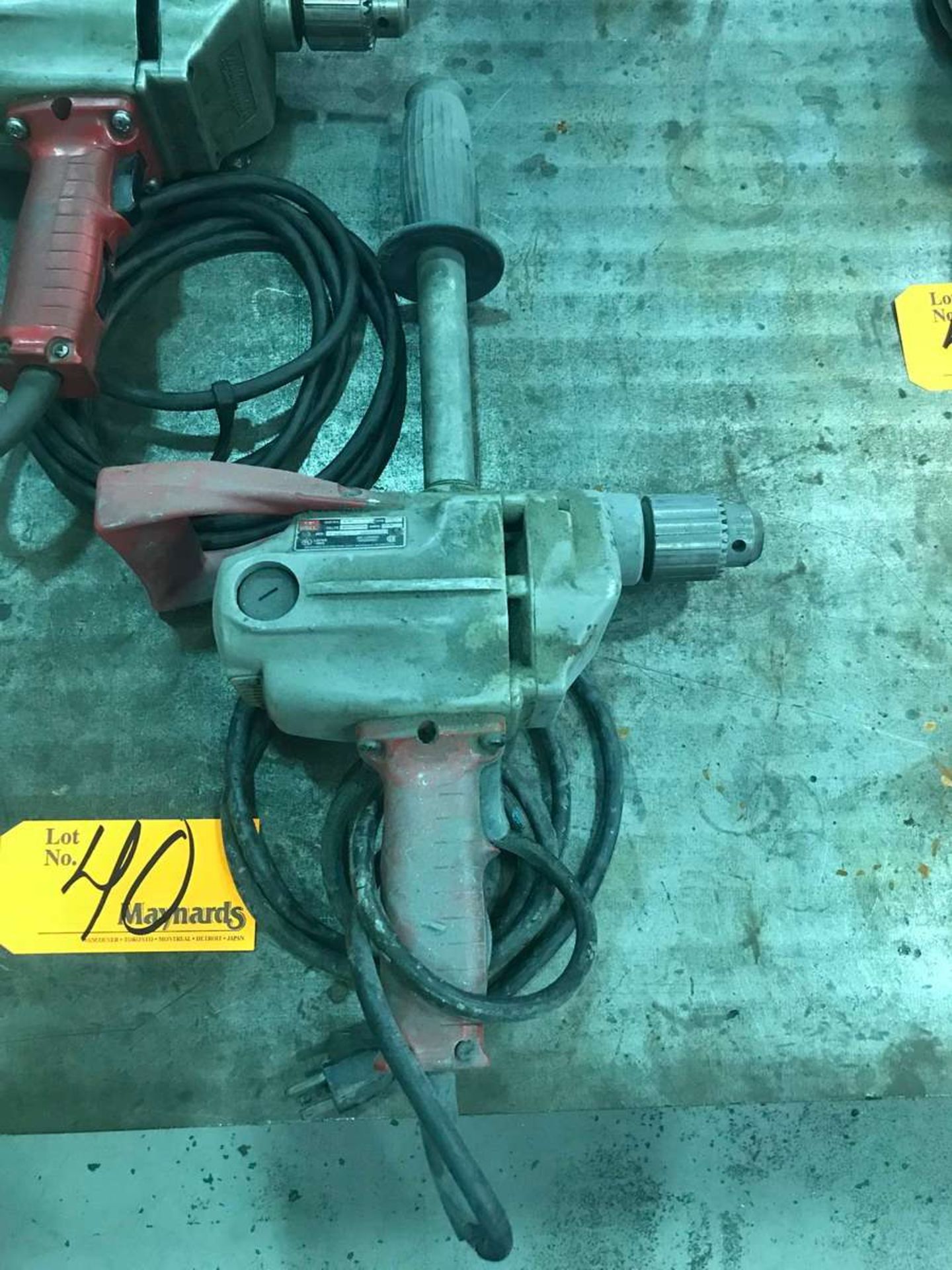 Milwaukee (1) 1/2'' Electric Heavy-Duty Drills, - Image 3 of 3