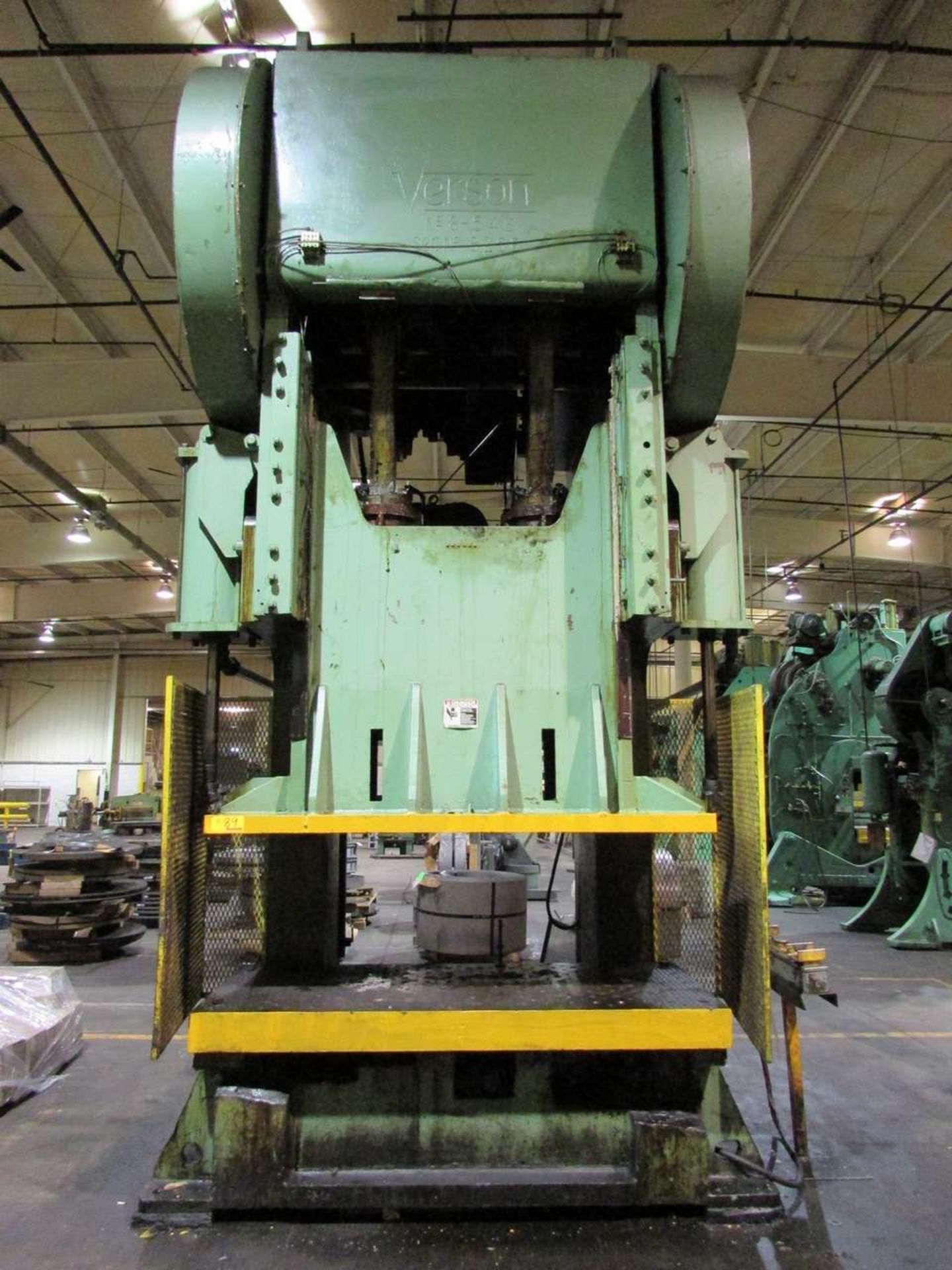 1951 Verson 8-54G 250-Ton Open Back Gap Frame Press - Image 2 of 14