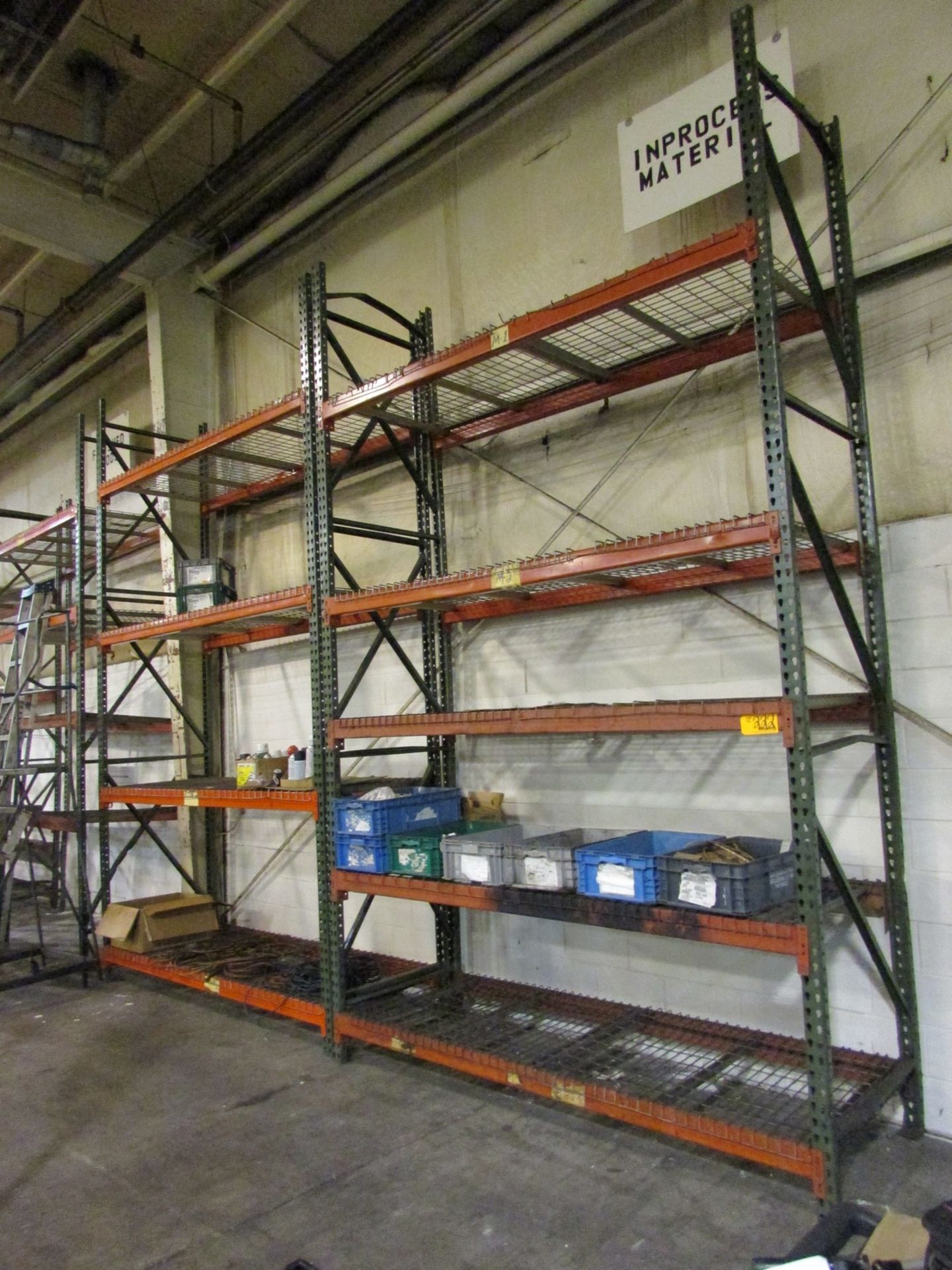 Sections of Pallet Racking