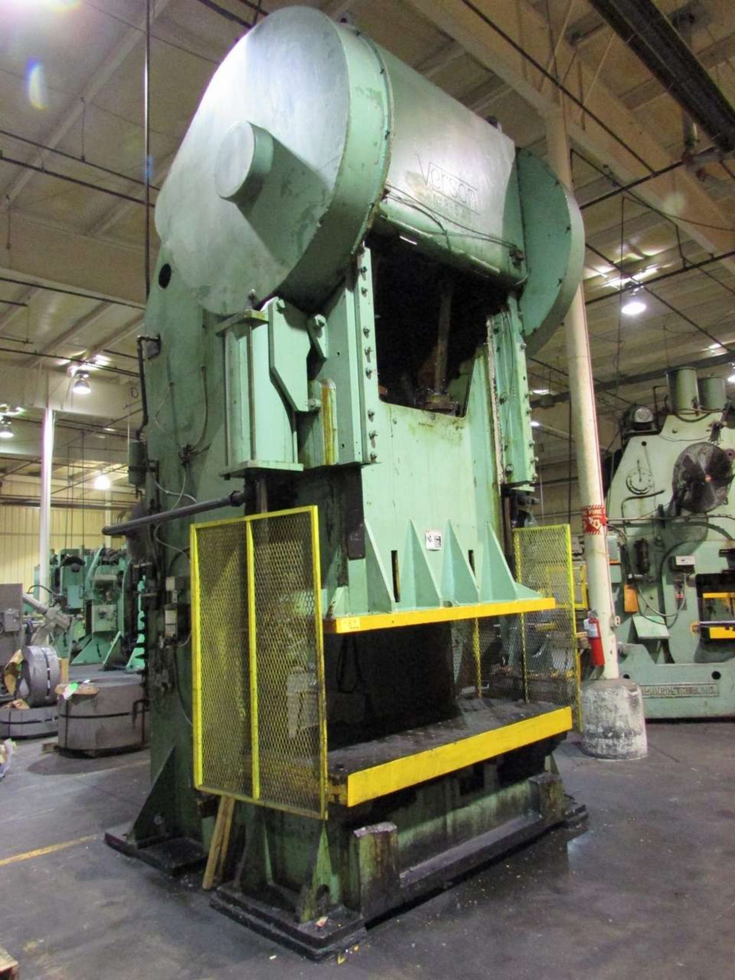 1951 Verson 8-54G 250-Ton Open Back Gap Frame Press