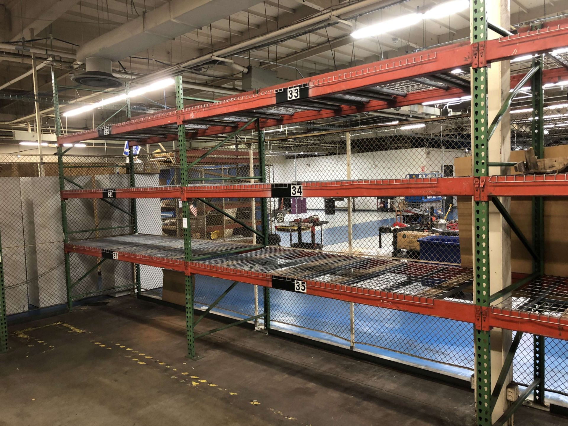 (18) Sections of Pallet Racking; (25) 10' High x 48" Deep Uprights, (112) 10' Long x 4-3/4" - Image 5 of 10