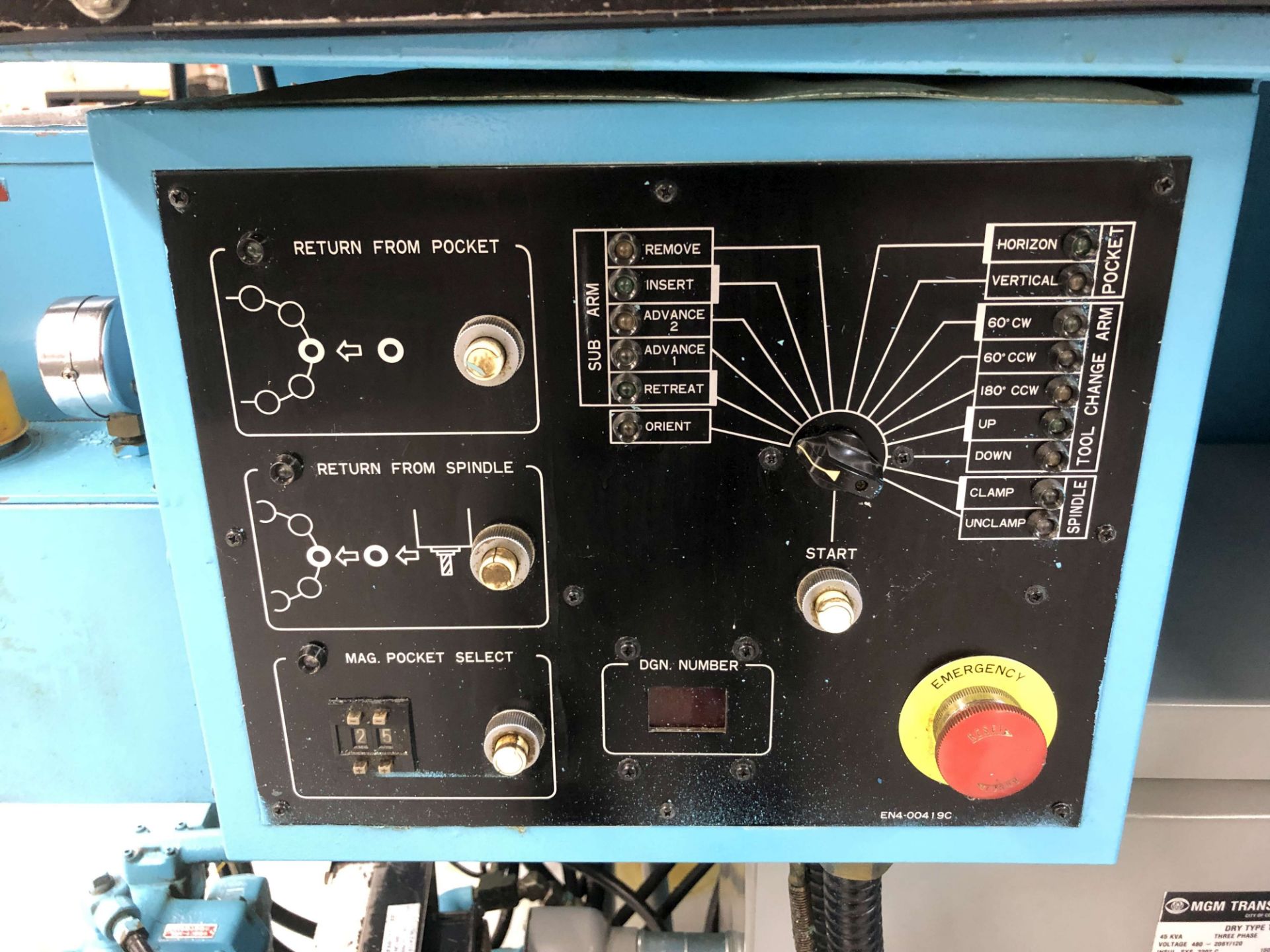 Matsuura MC-1000V Vertical Machining Center (1984), X=41.3”, Y=20”, Z=22”, 3600 RPM, 35 ATC, 19-1/2" - Image 12 of 15