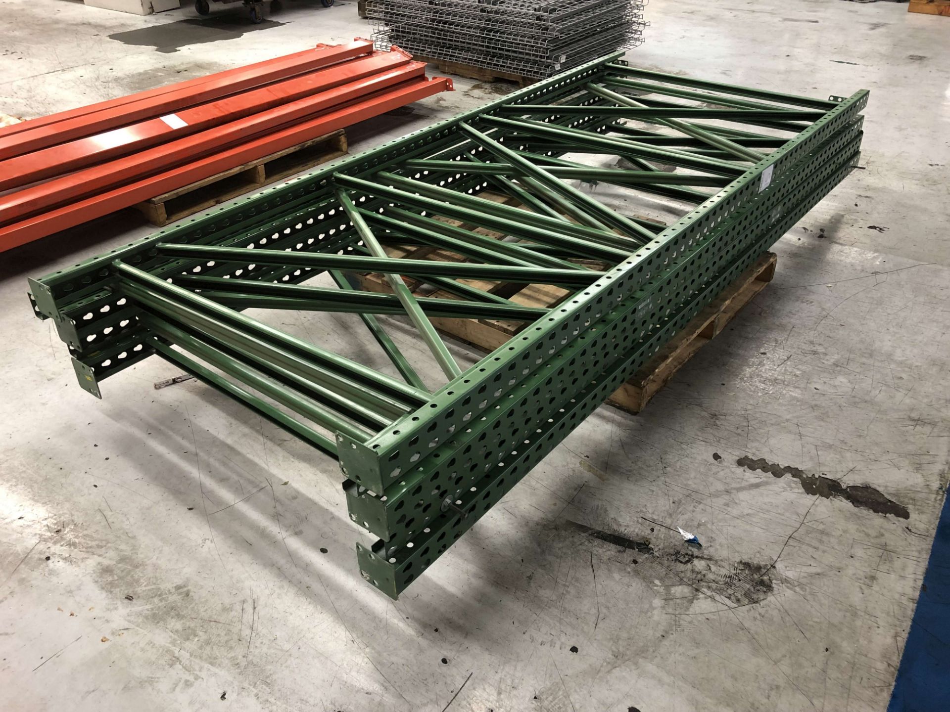 Pallet Racking (Disassembled); (4) 10' High x 48" Deep Uprights, Approx. (30) 10' Long