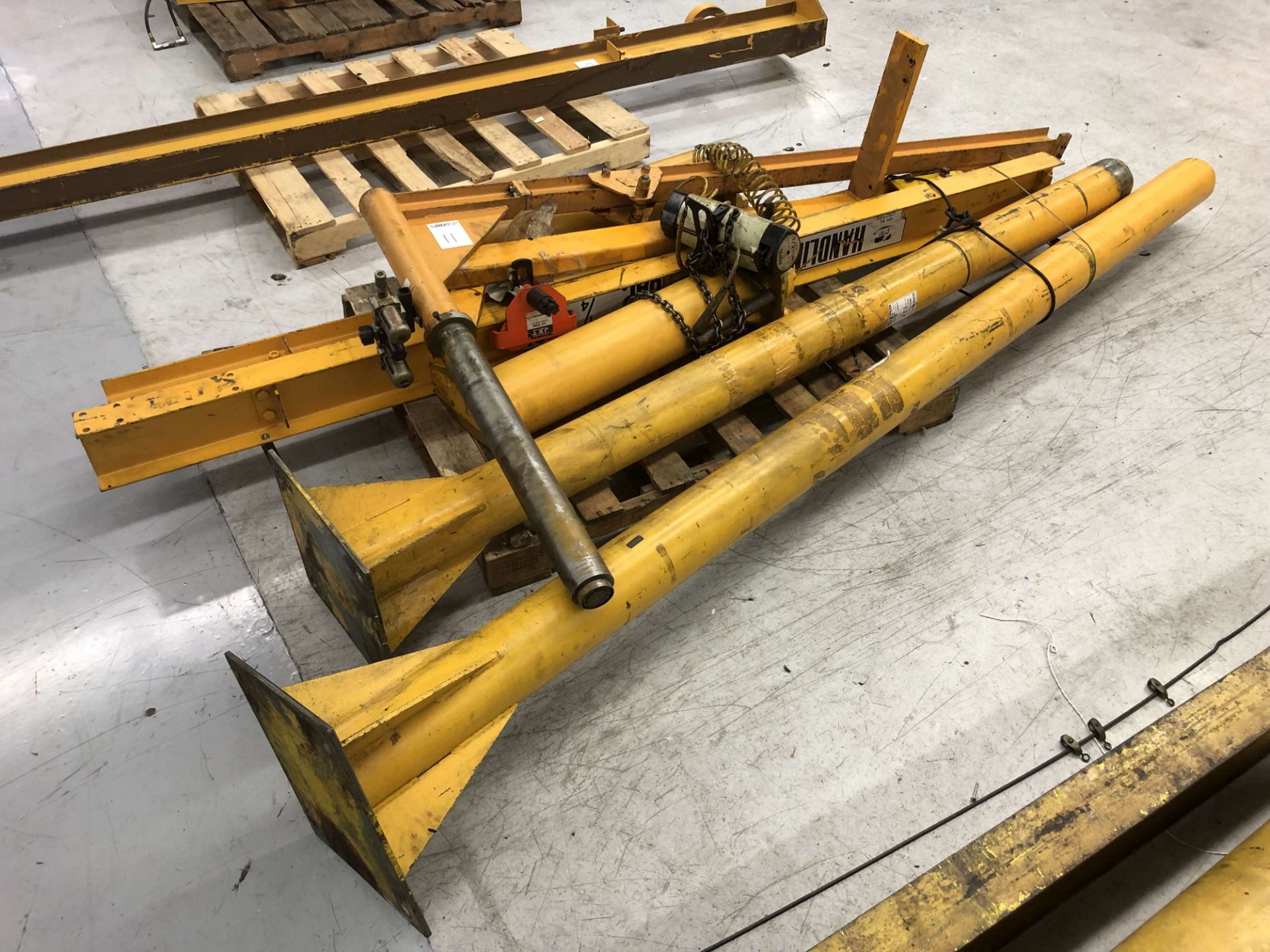 Pallet w/ (2) Jib Cranes [Located @ 1700 Business Center Drive, Duarte, CA 91010] - Image 2 of 3