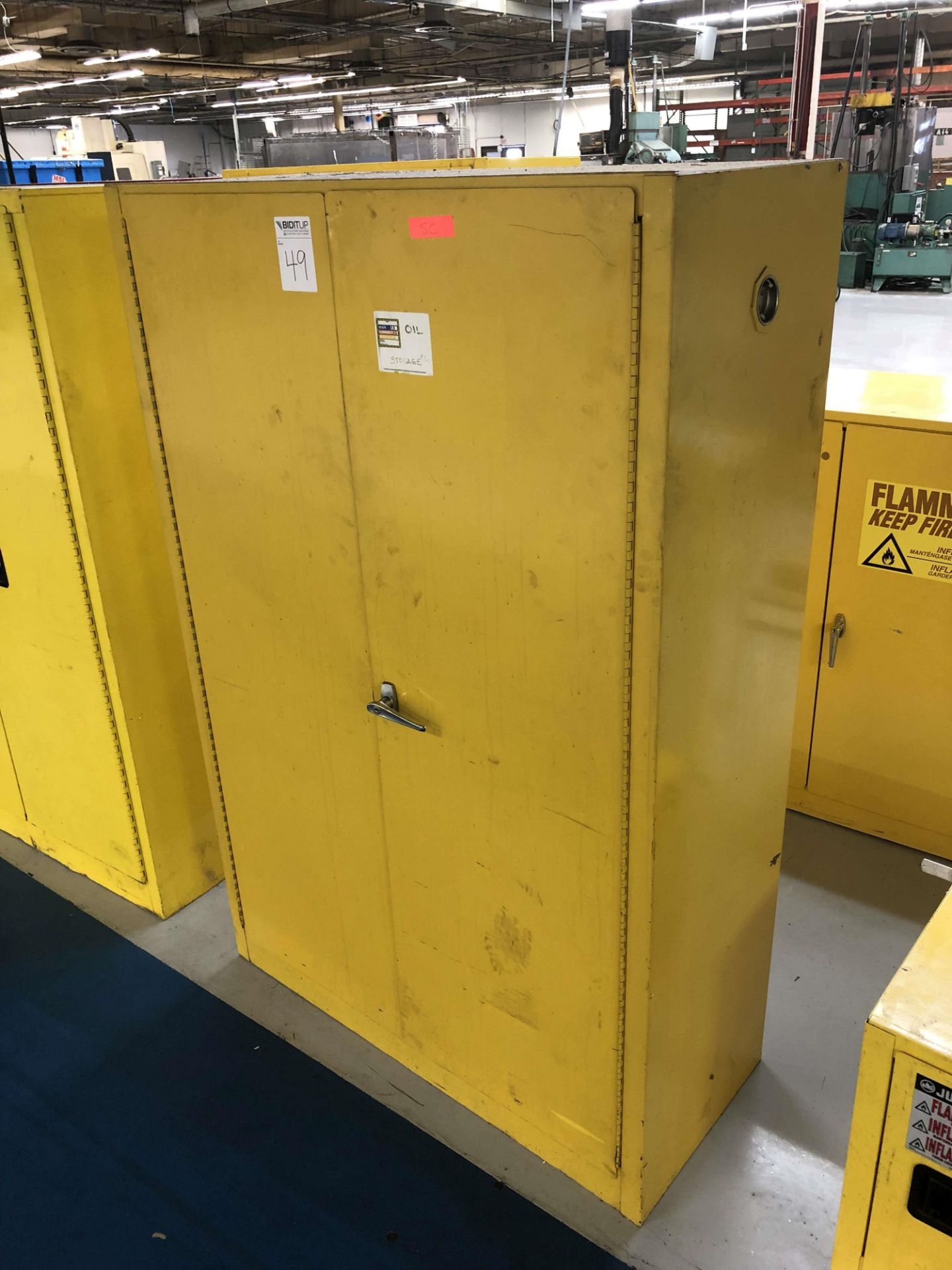 Safety Storage Cabinet (43" W x 18" D x 65" H) [Located @ 1700 Business Center Drive, Duarte, CA