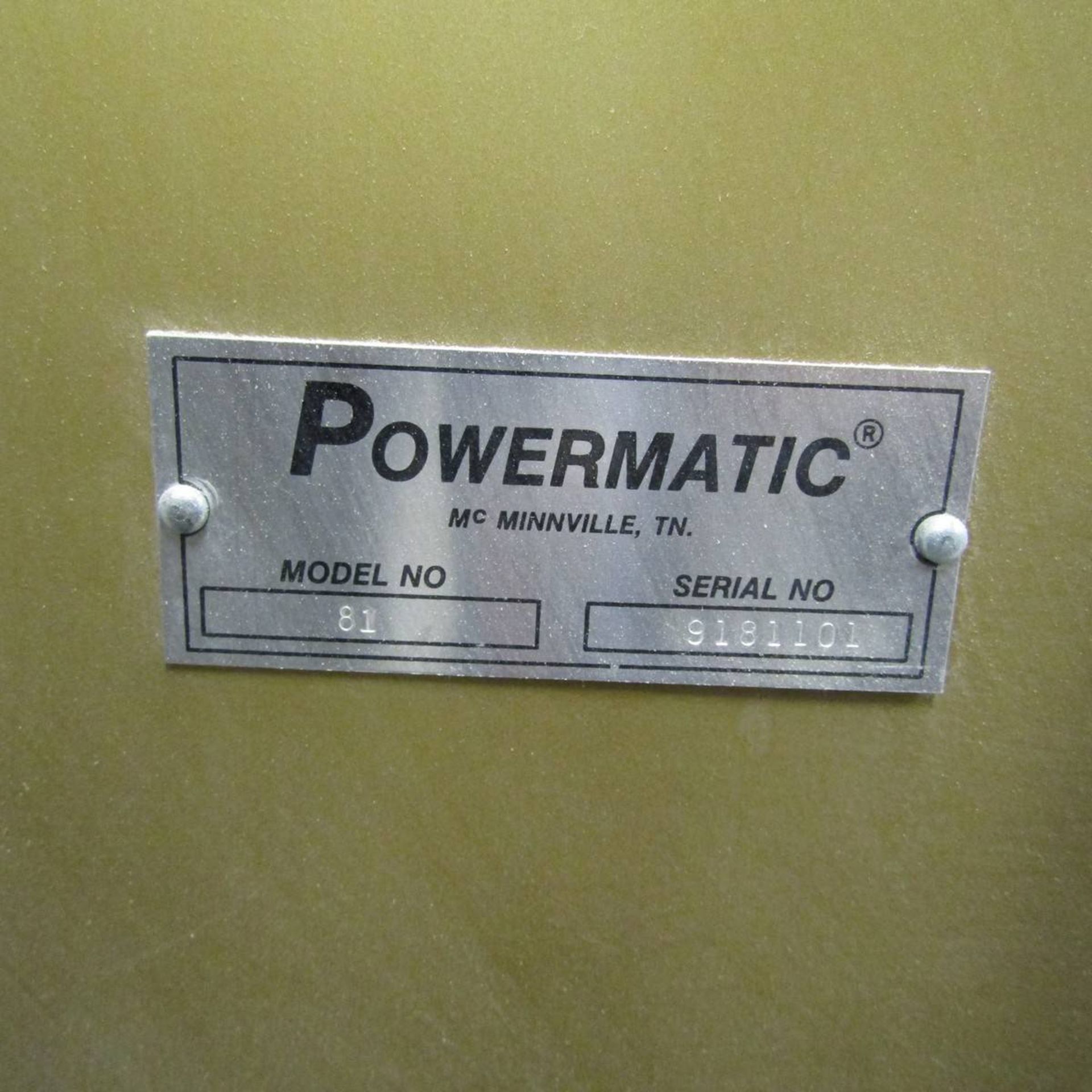 Powermatic 81 Vertical Band Saw - Image 3 of 4