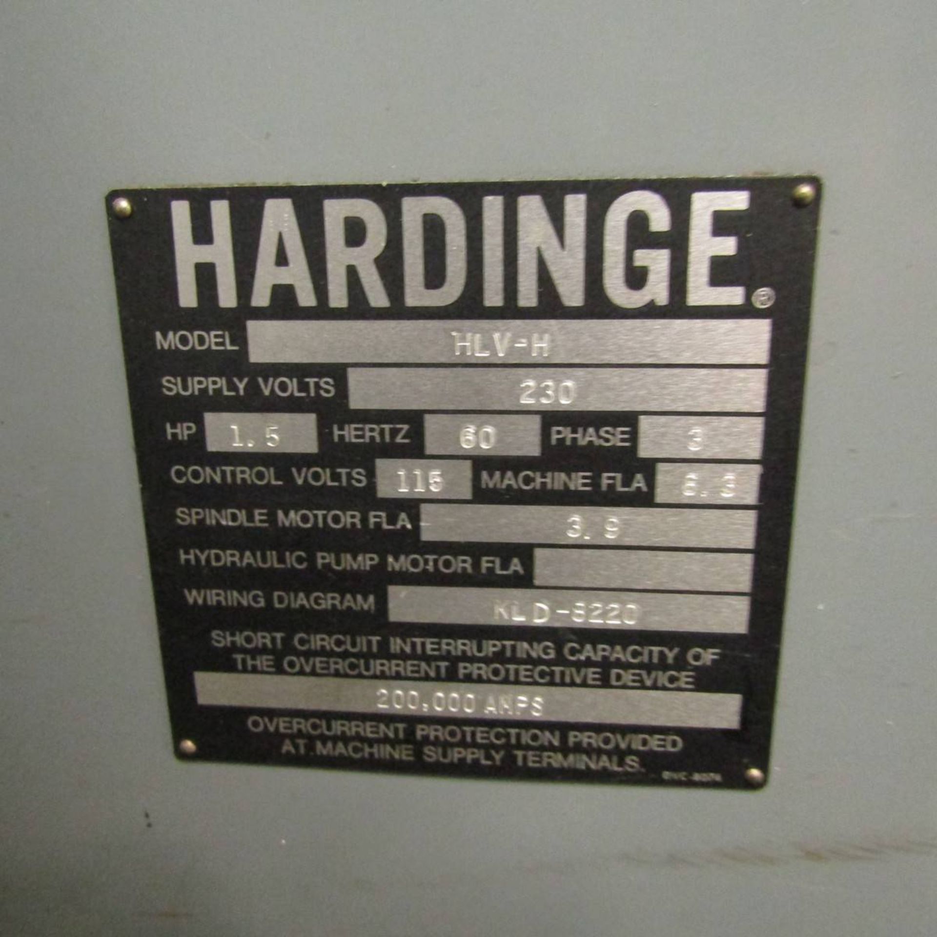 Hardinge HLV-H Lathe - Image 5 of 5