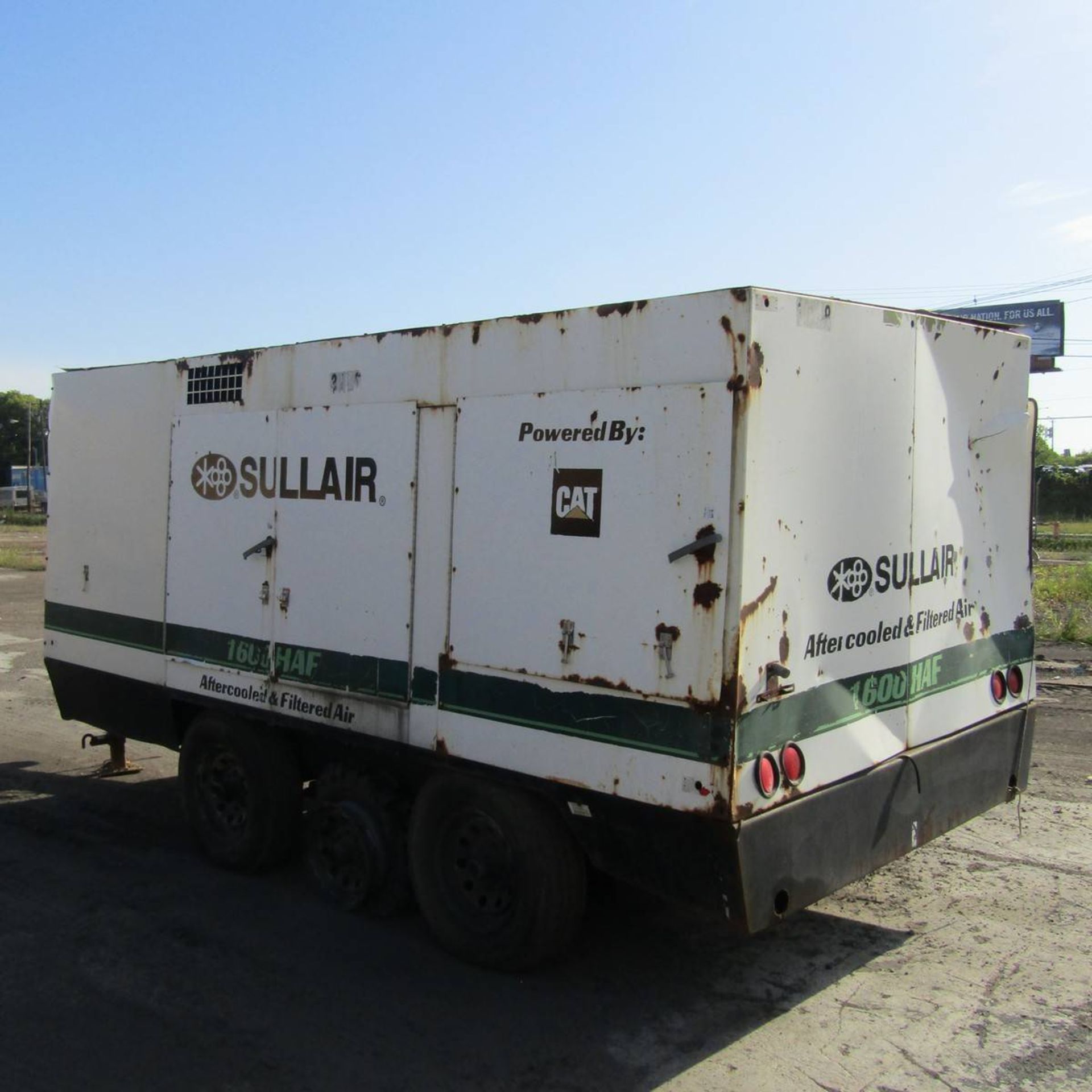 Sullair 1600HAF Trailer Mounted Air Compressor - Image 3 of 7