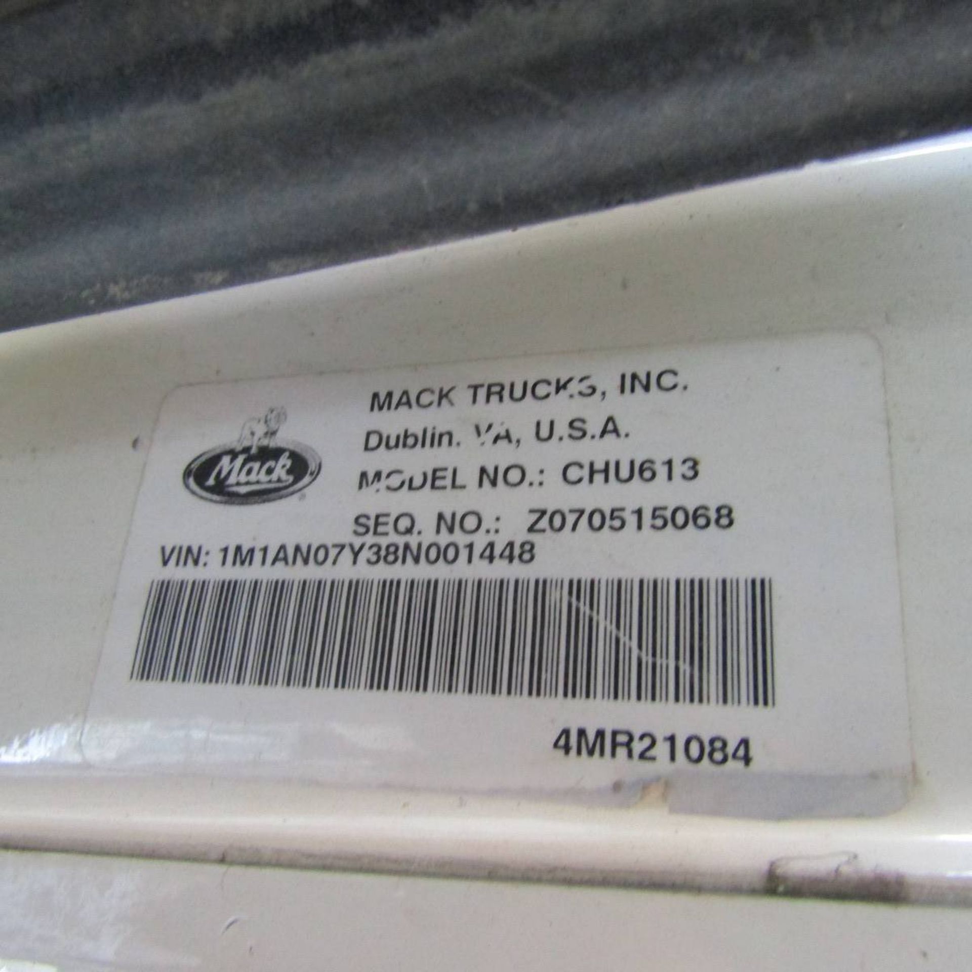 2008 Mack CHU613 Tractor Truck - Image 8 of 11