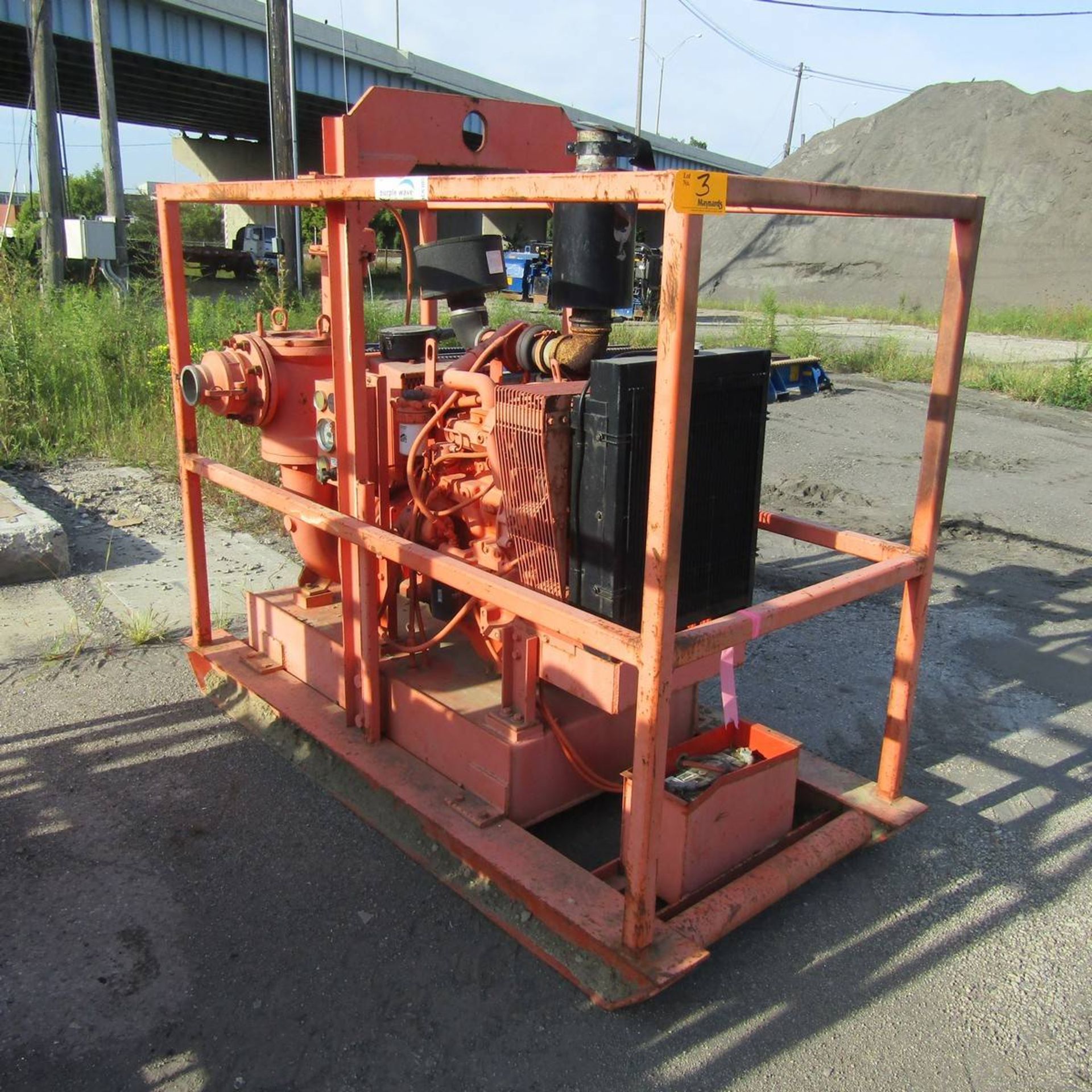 Goodwin 6" Pump on Skid