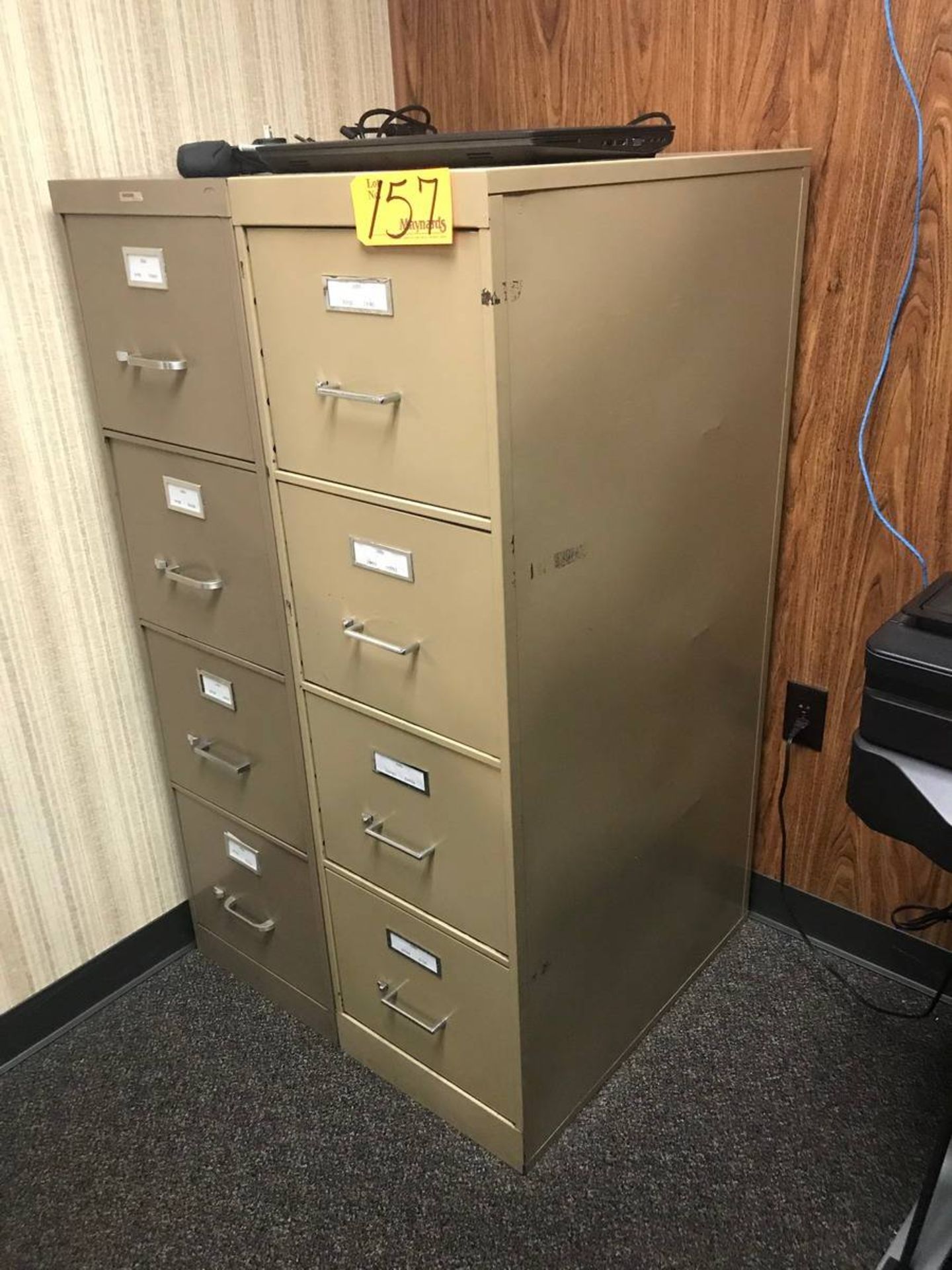 (8) 15'' x 27'' x 53'' Filing Cabinets - Image 3 of 3