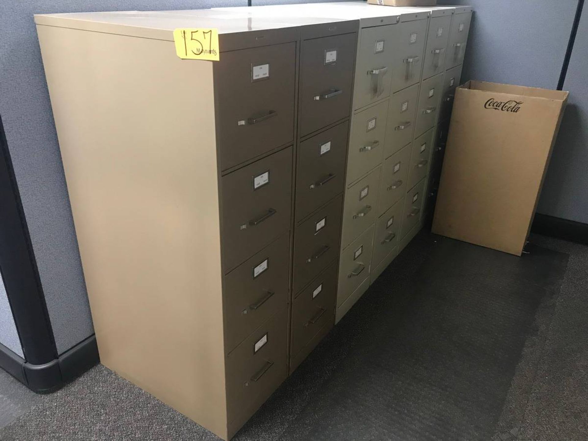 (8) 15'' x 27'' x 53'' Filing Cabinets