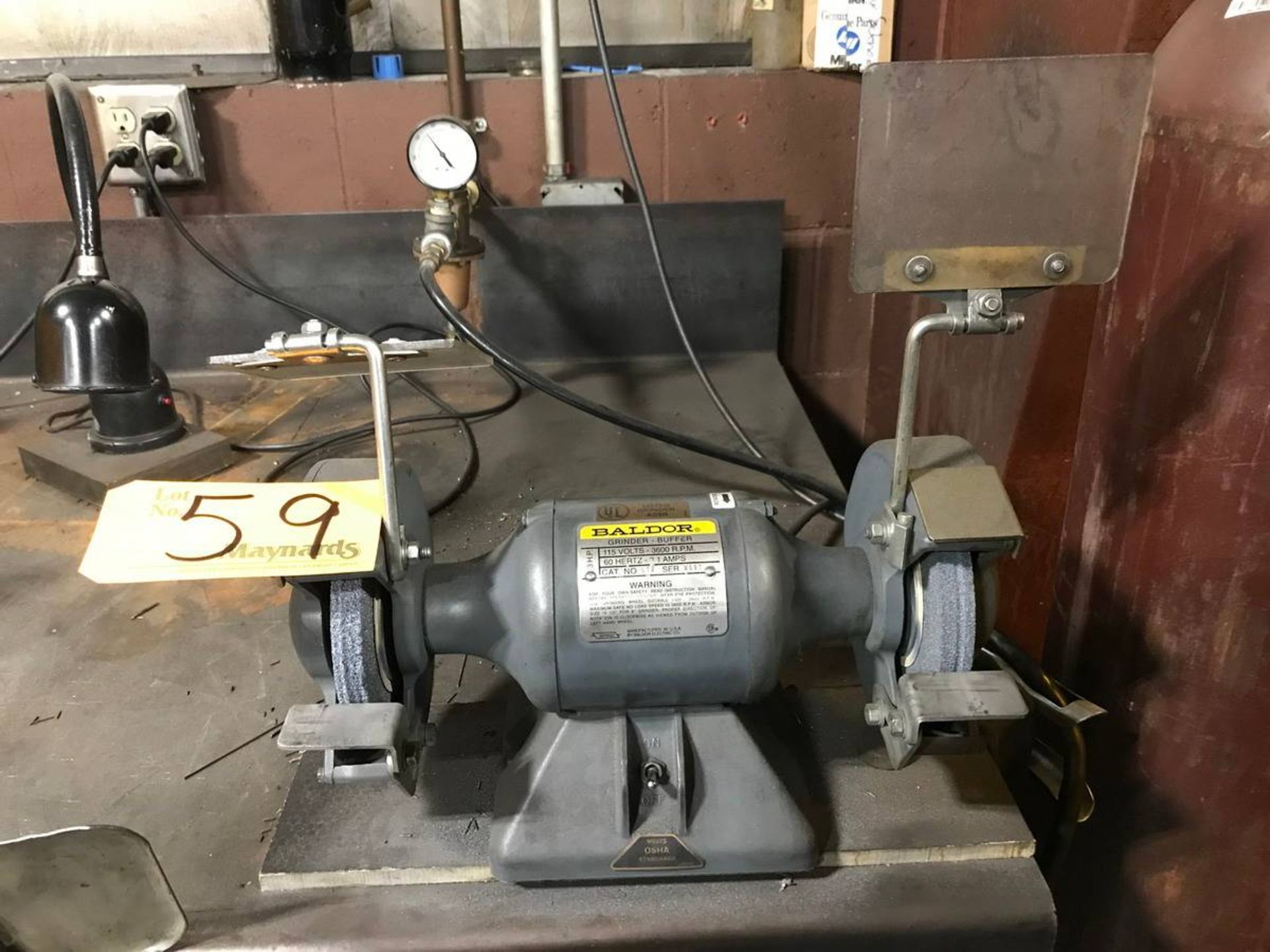 Baldor No.612 6'' Bench Grinder-Buffer