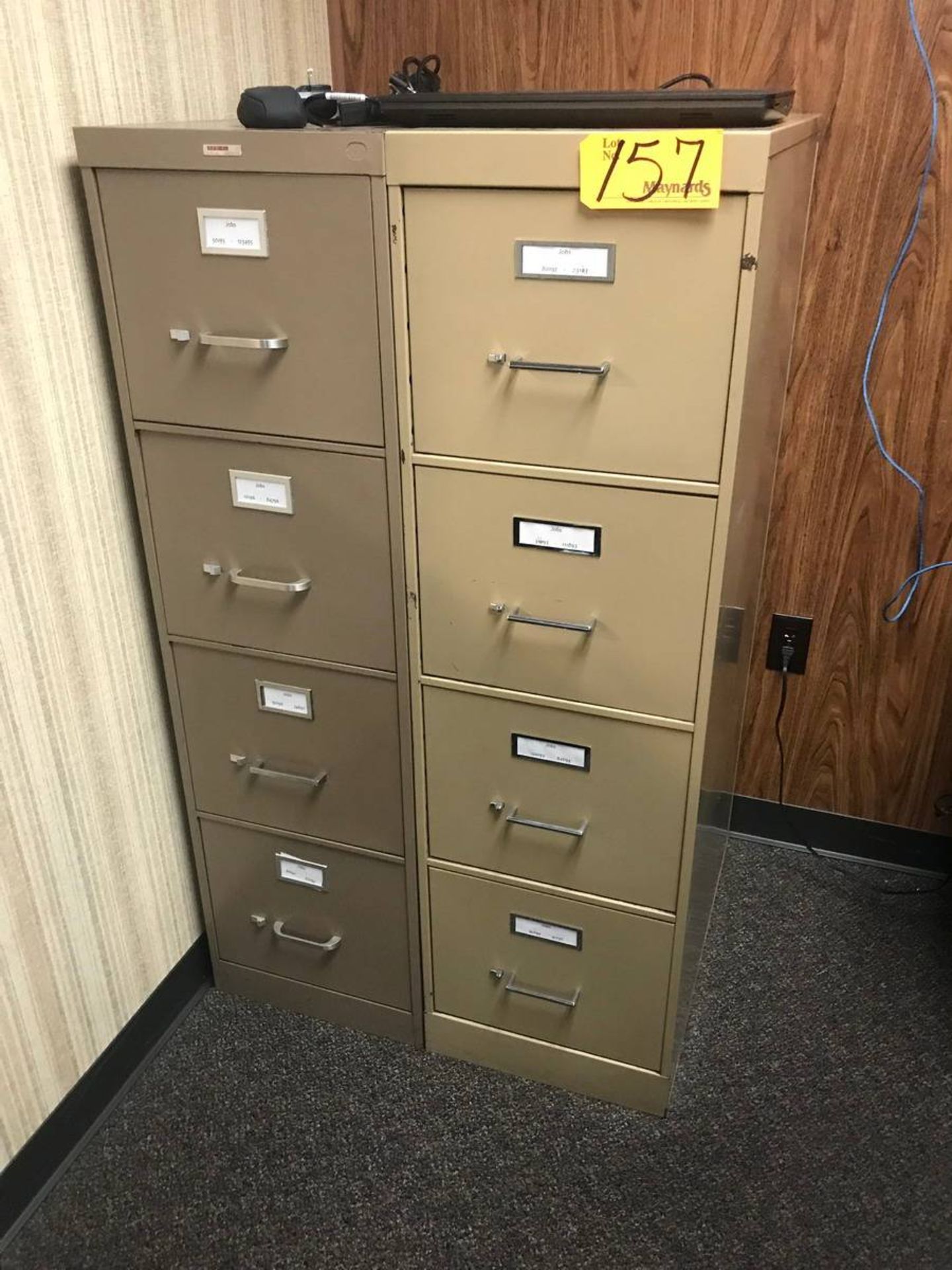 (8) 15'' x 27'' x 53'' Filing Cabinets - Image 2 of 3