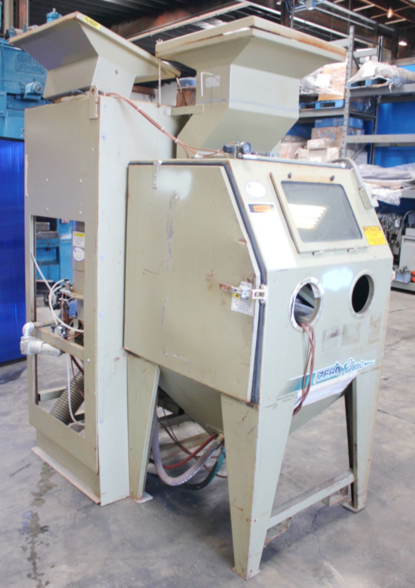 2007 Clemco Pressure Type Blast Cabinet With Dust Collector | 36" x 35" x 37", Located In: - Image 8 of 16