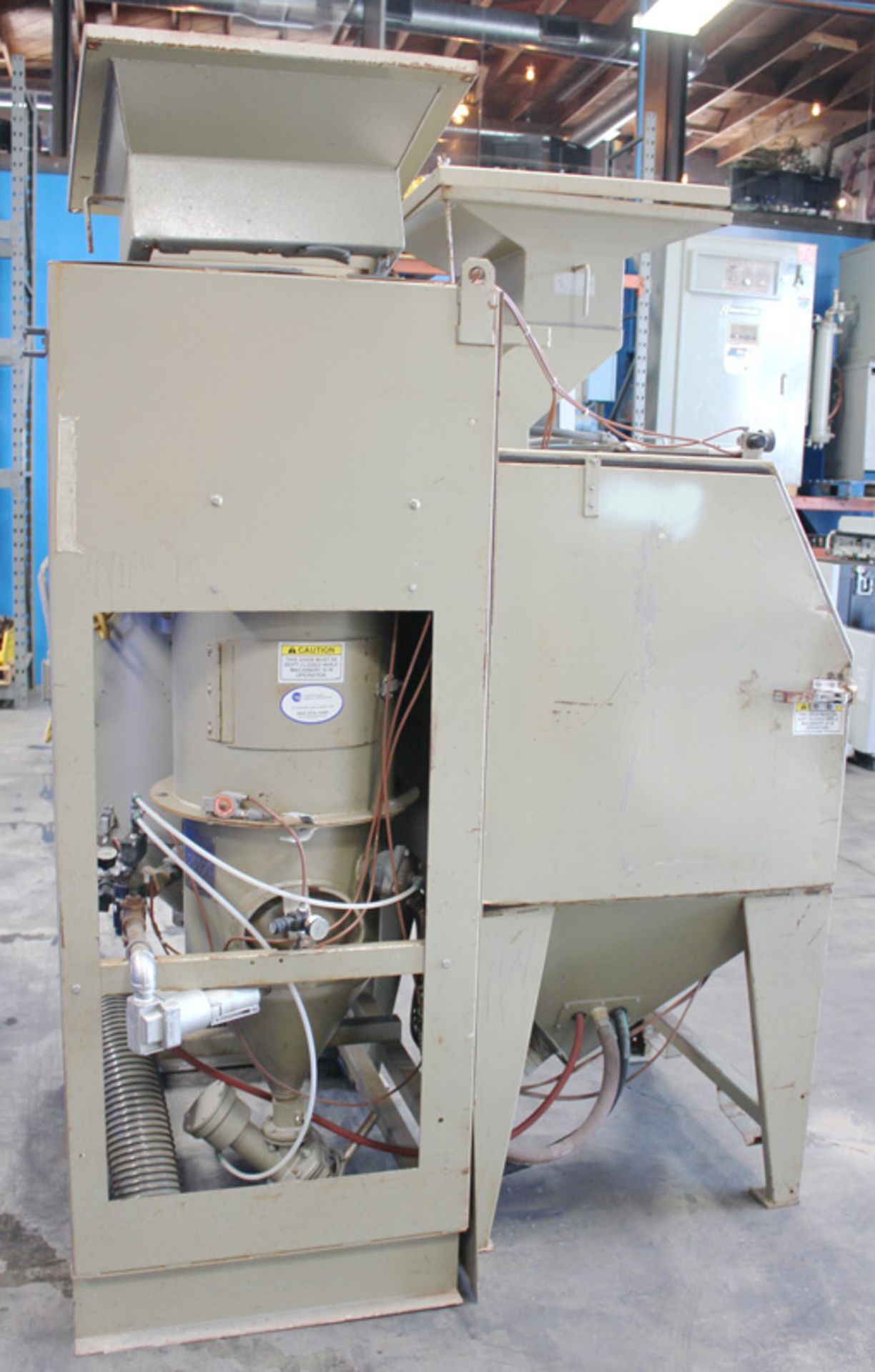 2007 Clemco Pressure Type Blast Cabinet With Dust Collector | 36" x 35" x 37", Located In: - Image 7 of 16