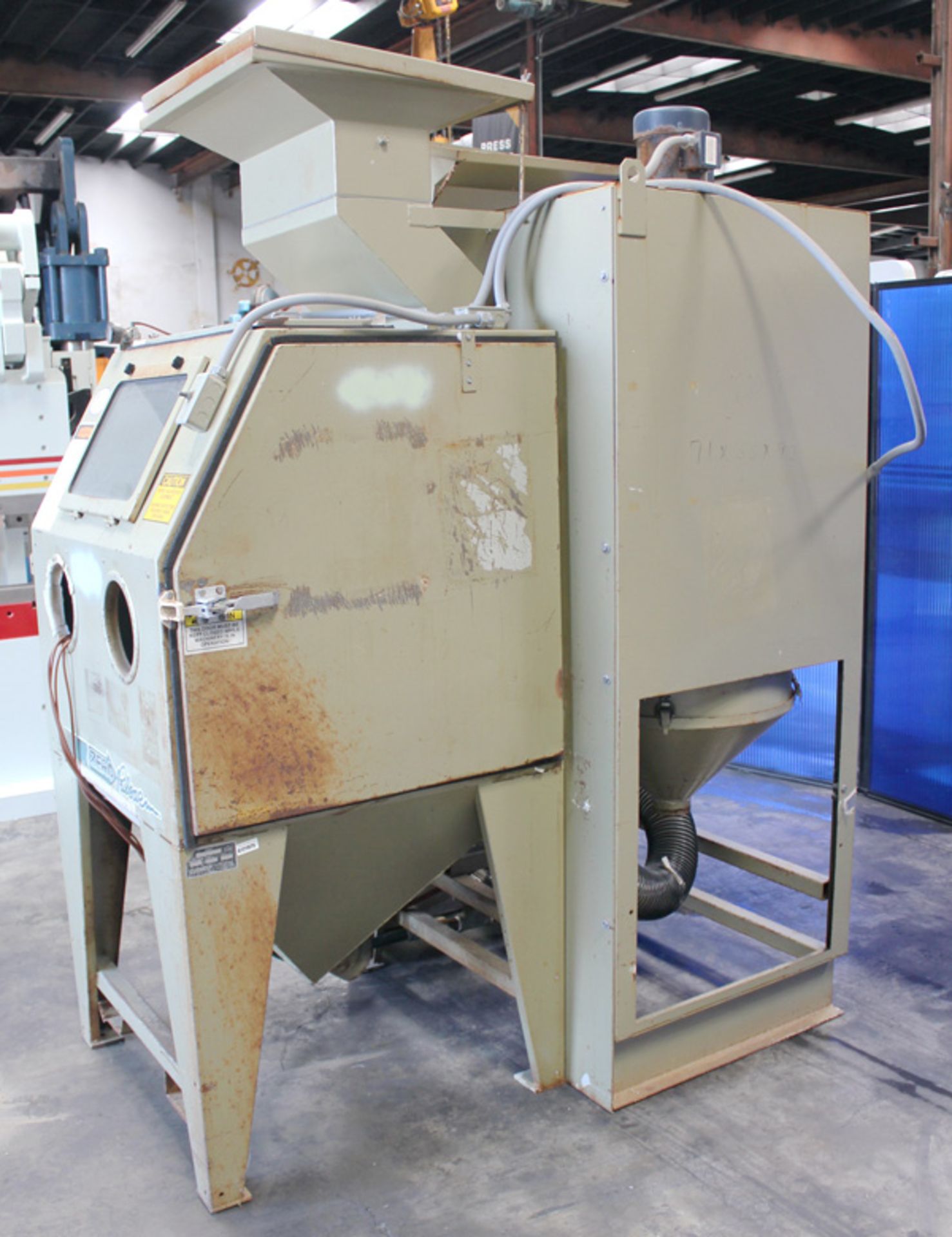 2007 Clemco Pressure Type Blast Cabinet With Dust Collector | 36" x 35" x 37", Located In: - Image 3 of 16