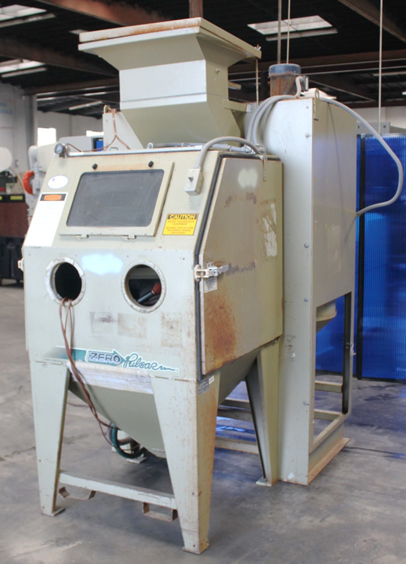 2007 Clemco Pressure Type Blast Cabinet With Dust Collector | 36" x 35" x 37", Located In: - Image 2 of 16