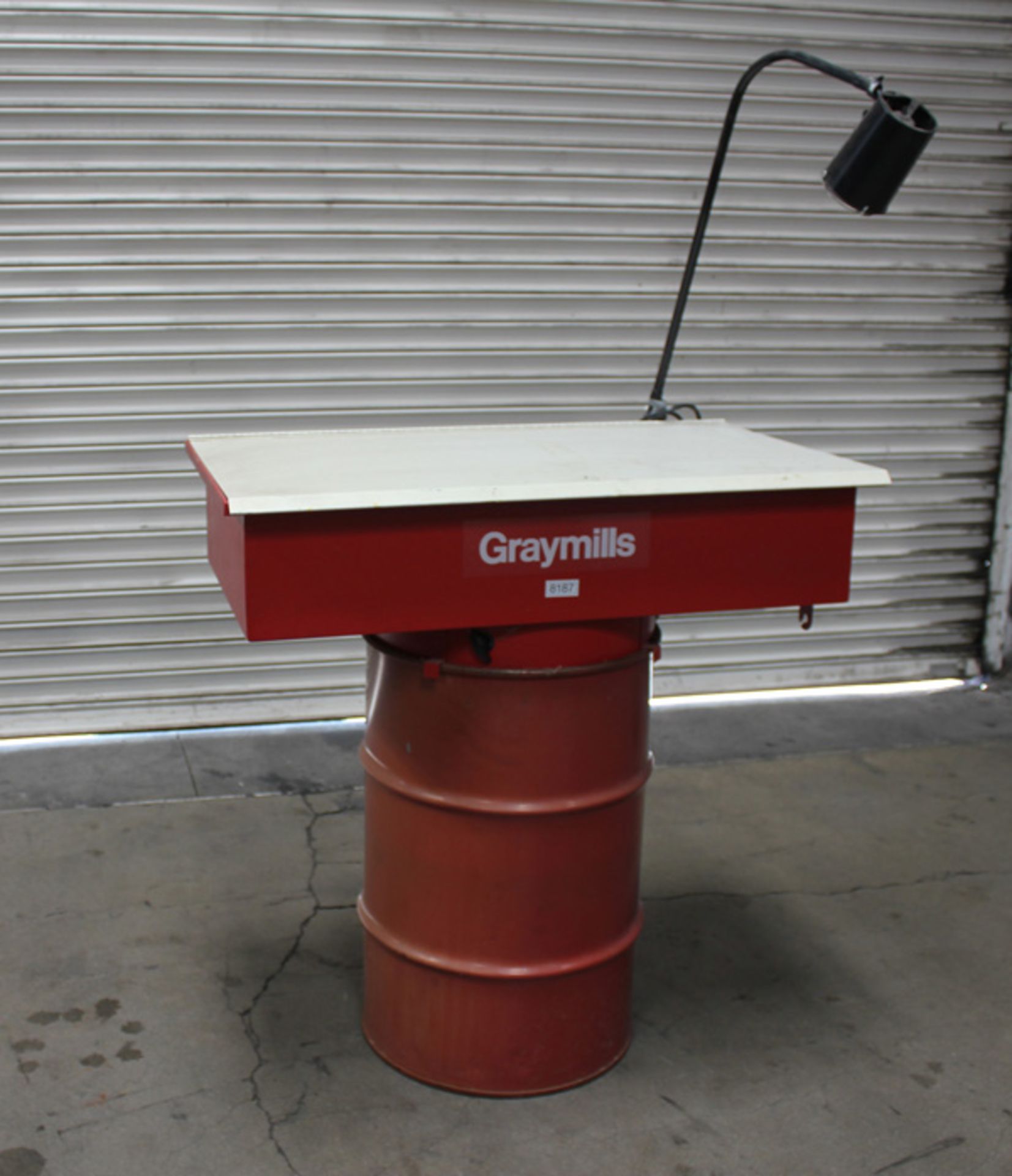 Graymills Solvent Drum Mount Manual Parts Washer | 36" x 18" x 8.75", Located In: Huntington Park,