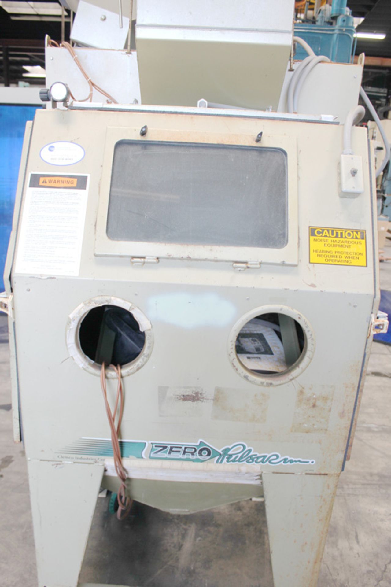 2007 Clemco Pressure Type Blast Cabinet With Dust Collector | 36" x 35" x 37", Located In: - Image 9 of 16
