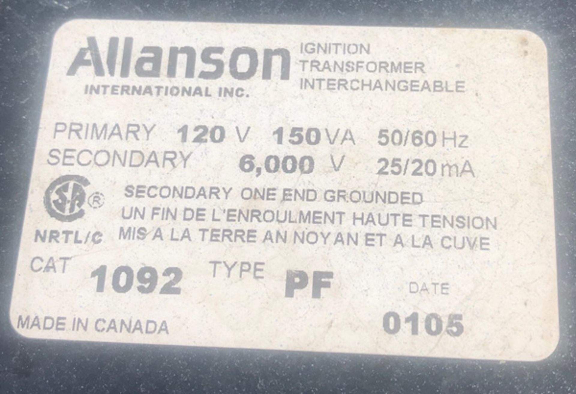 2004 American Combustion Tech Natural Gas Boiler | 3 HP x 15 PSI, Located In: Huntington Park, - Image 5 of 5