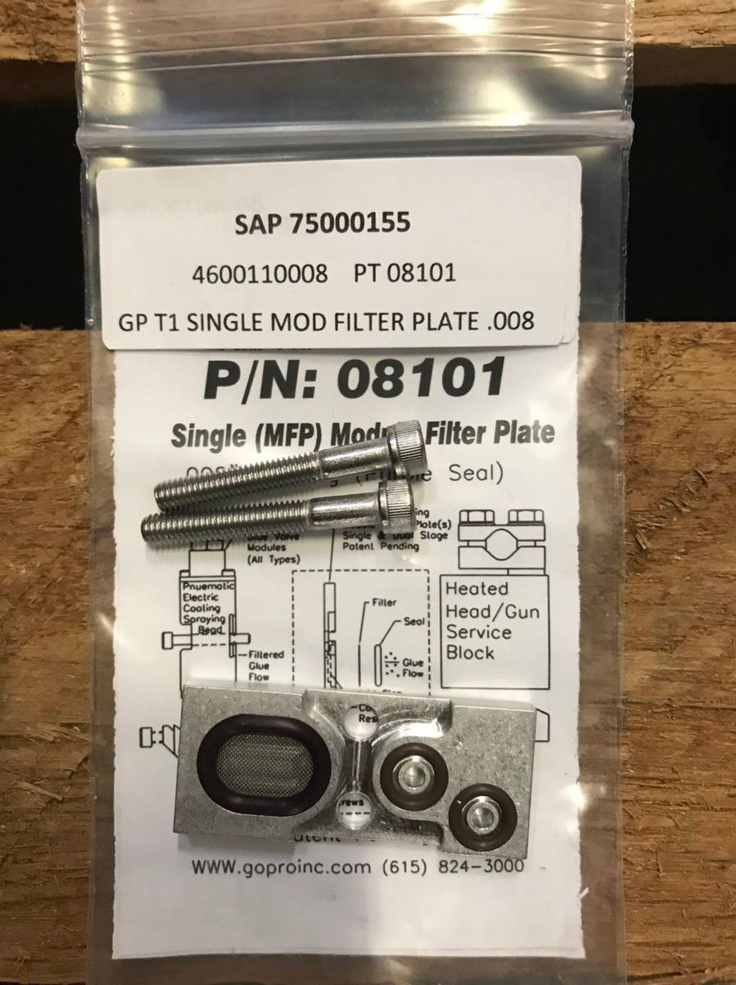 Go Pro Easy Fix (93) Single (MFP) Module Filter Plate.