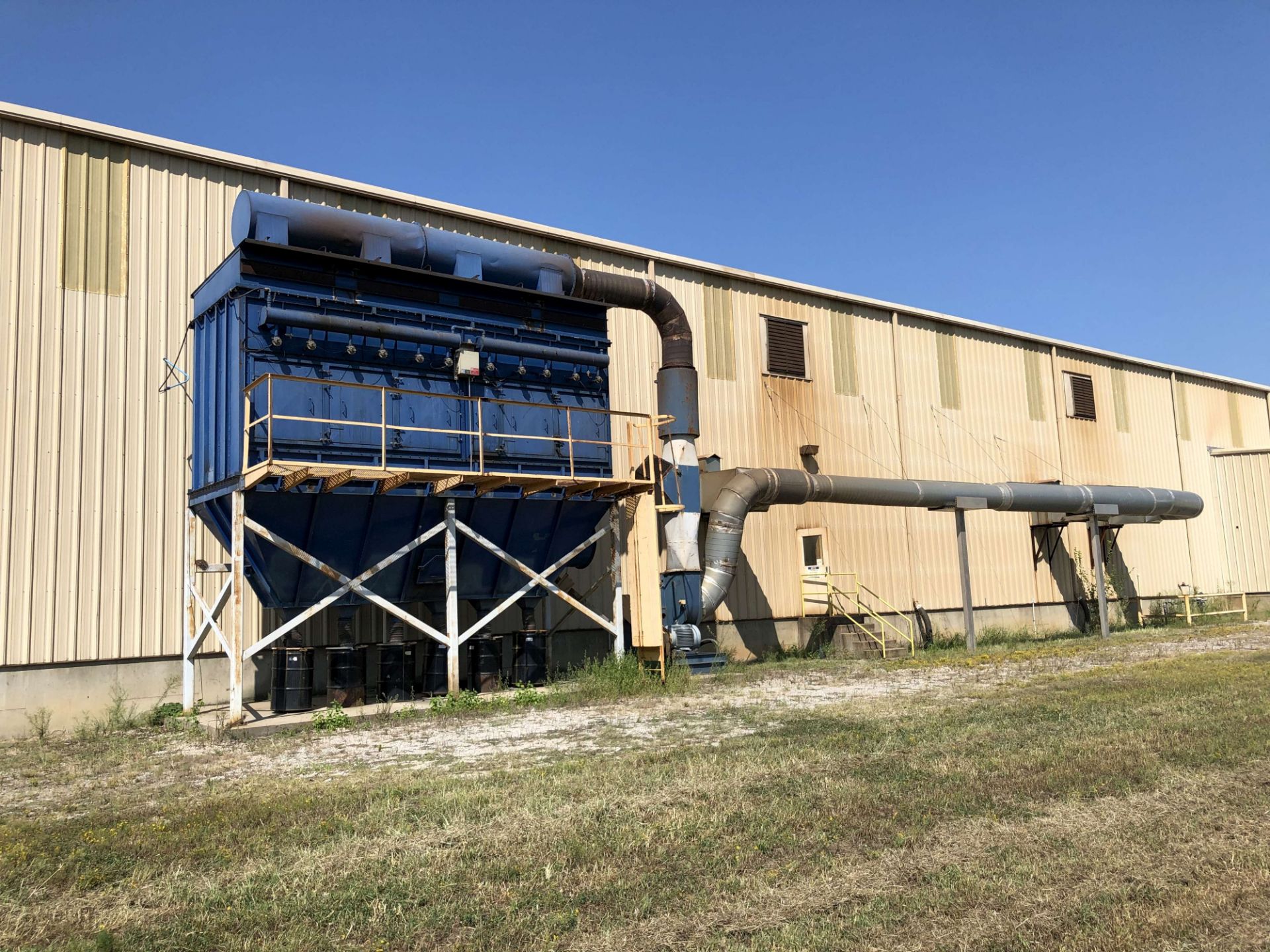 Rodrigue Metal 60 HP Dust Collector, Model MB24, Holds 55 Cartridge Filters, Dimensions: 21' L to R, - Image 2 of 15