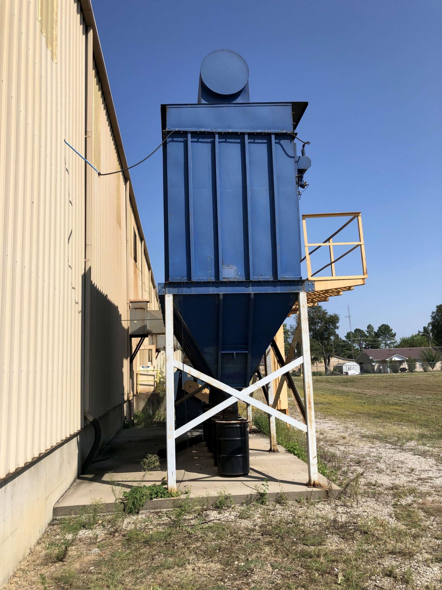 Rodrigue Metal 60 HP Dust Collector, Model MB24, Holds 55 Cartridge Filters, Dimensions: 21' L to R, - Image 9 of 15