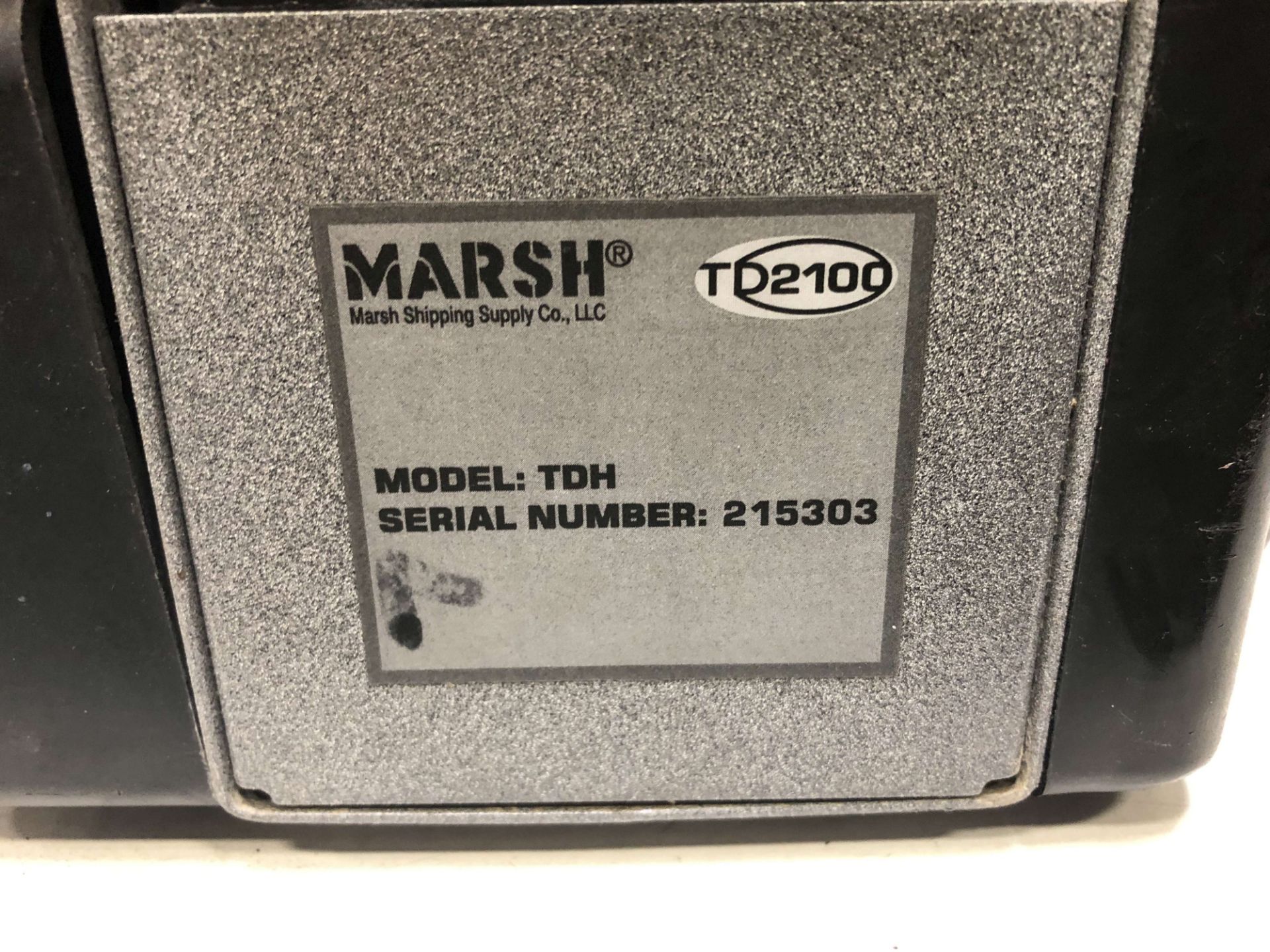 Marsh TS2100 Series Tape Dispenser, Model TDH - Image 2 of 2