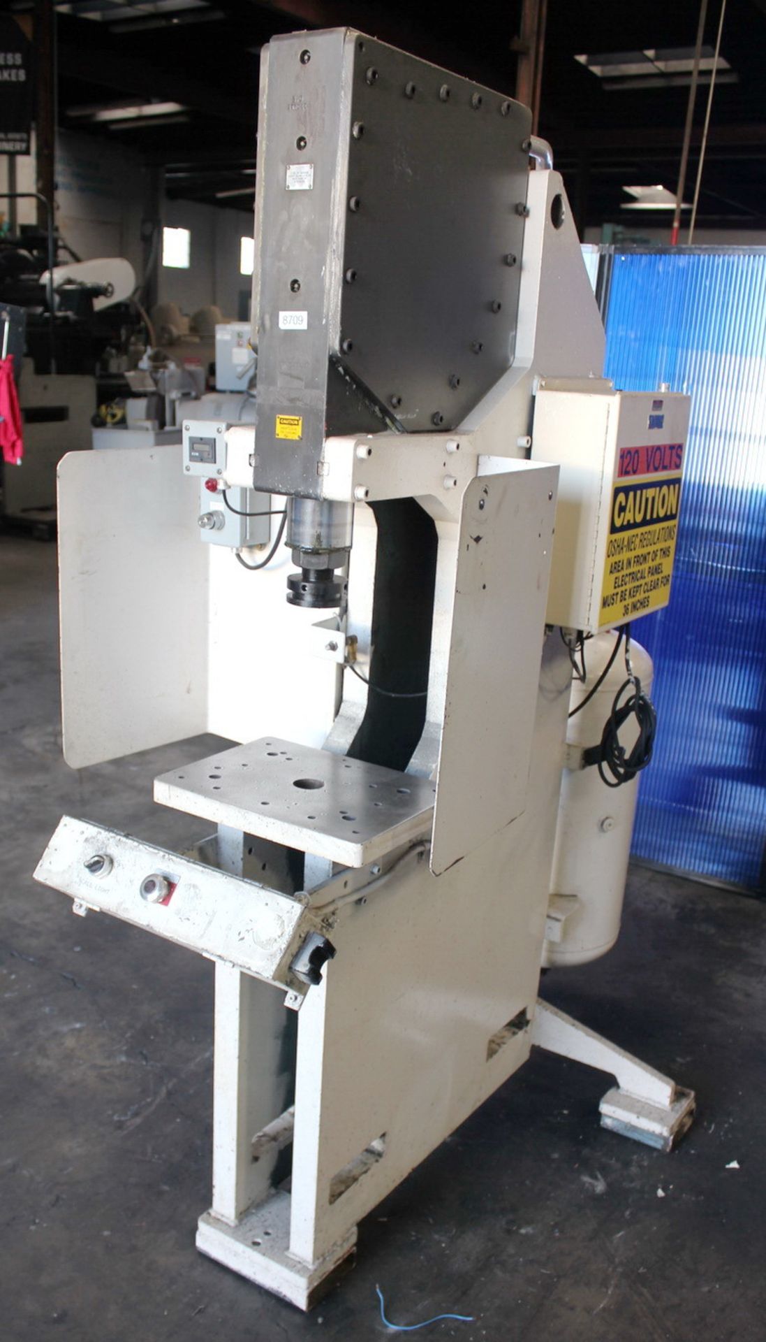 1998 BTM Pneumatic Toggle Punch Press | 20 Ton, Mdl: P-20-FX3 T400-ECP-018351 - Located In: