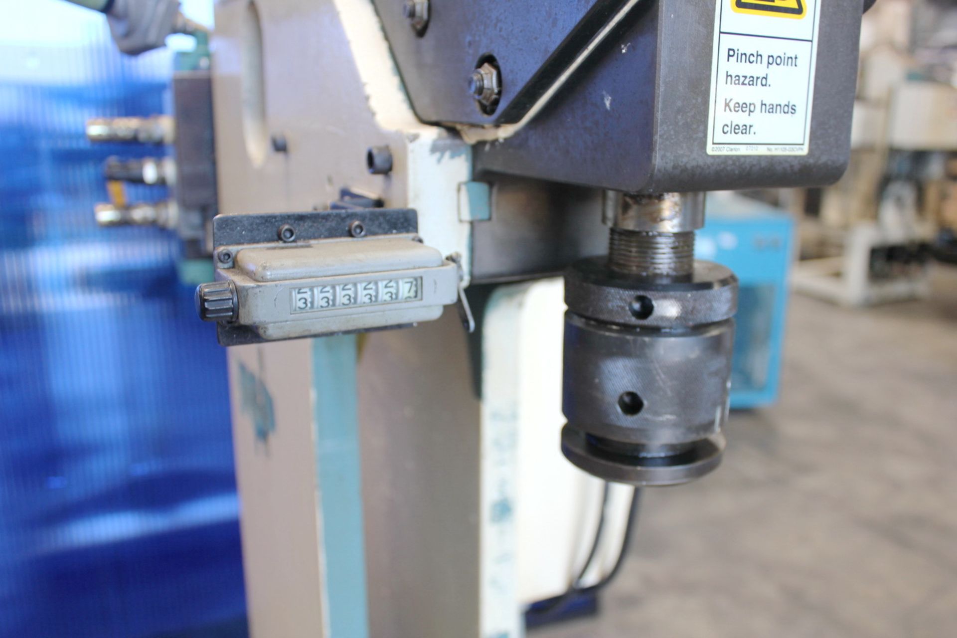 BTM Pneumatic Toggle Punch Press | 10 Ton, Mdl: P-10-HX4.50 TE175-PRRR-PRER - Located In: Huntington - Image 9 of 14