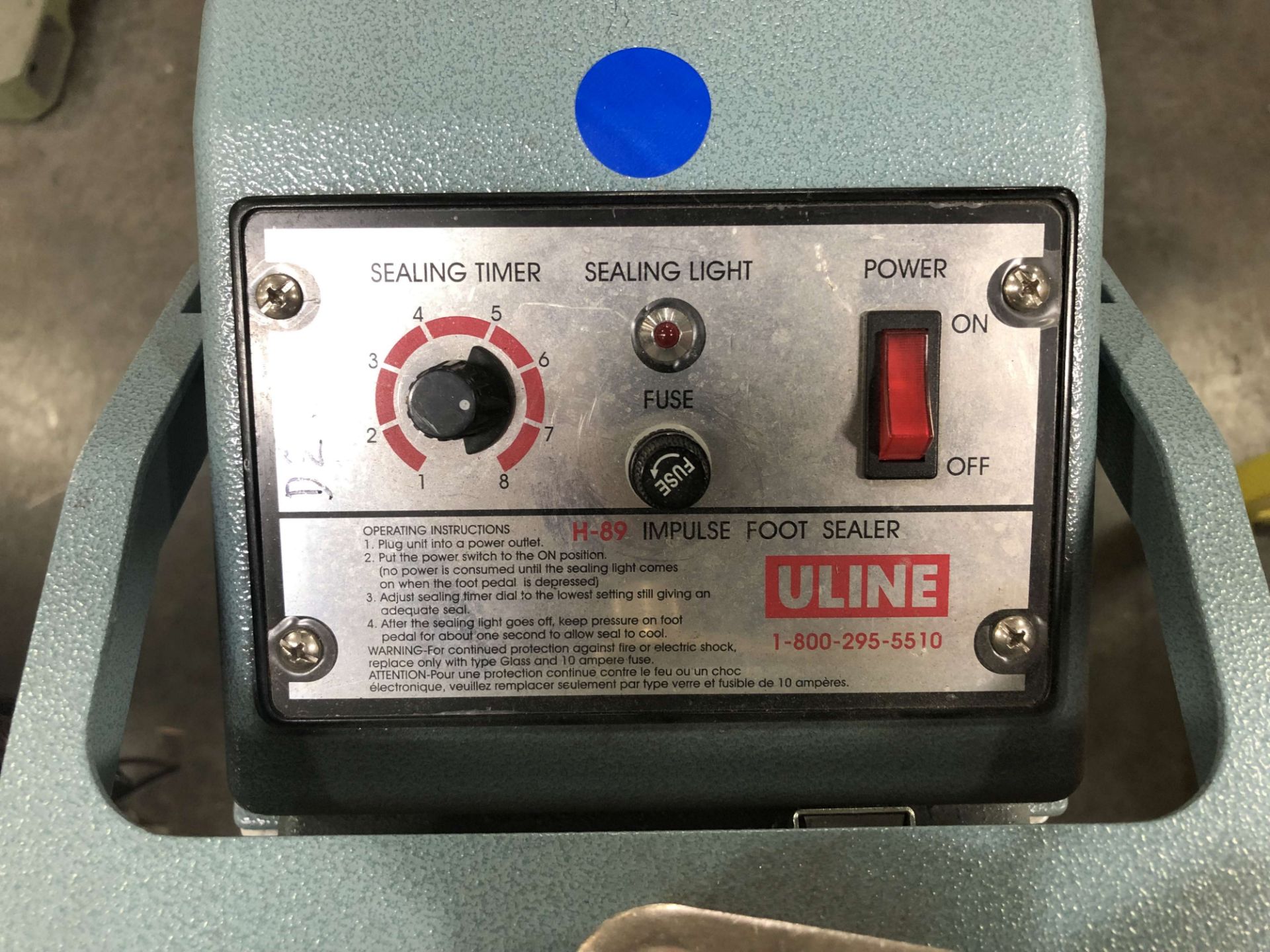 Uline H-89 Impulse Foot Sealer, 18" - Image 3 of 4