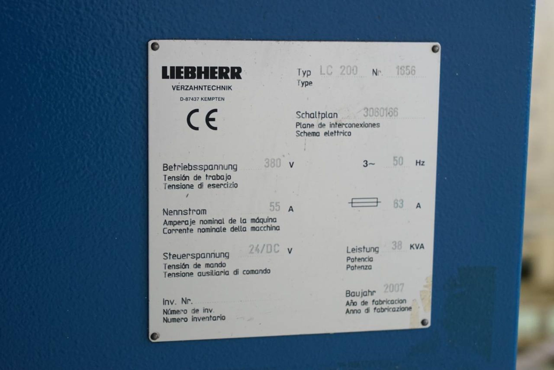 2007 Liebherr LC-200 CNC Gear Hobber - Bild 8 aus 13