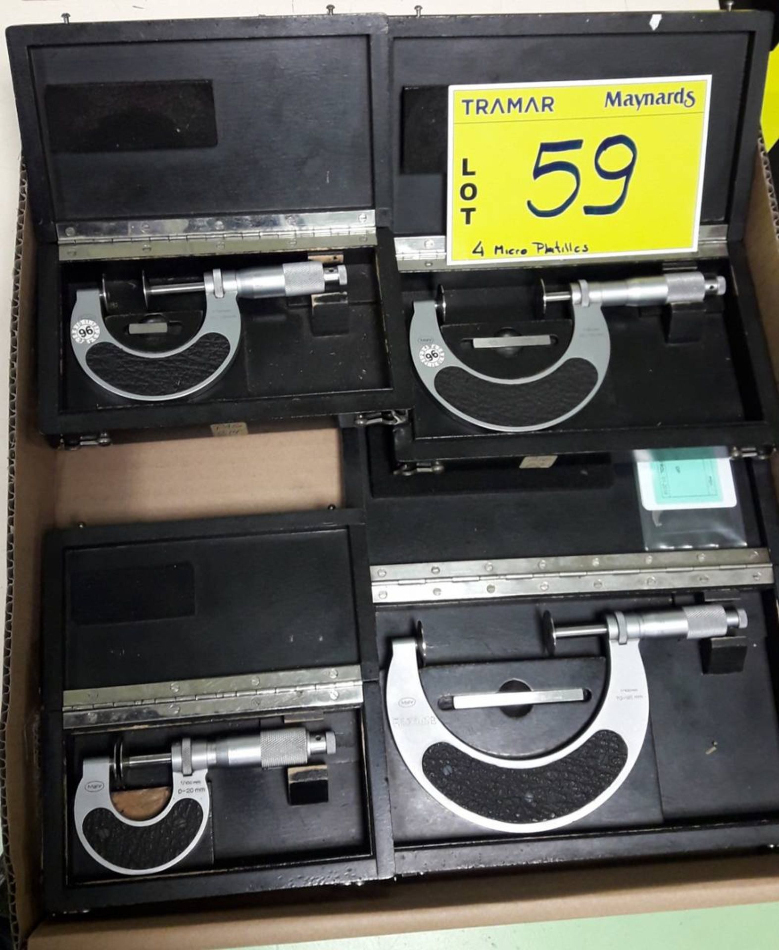 Mahr Set of Micrometers Qty 4