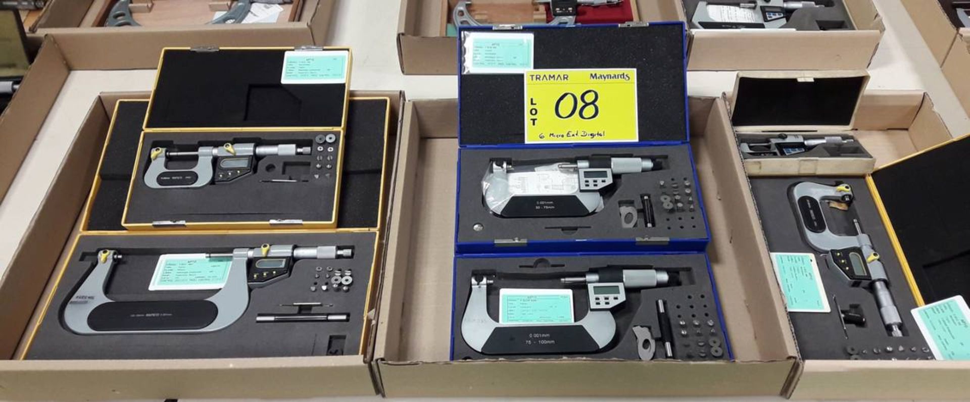 Mitutoyo / Asimeto / Mauser Digital Micrometers Qty 6