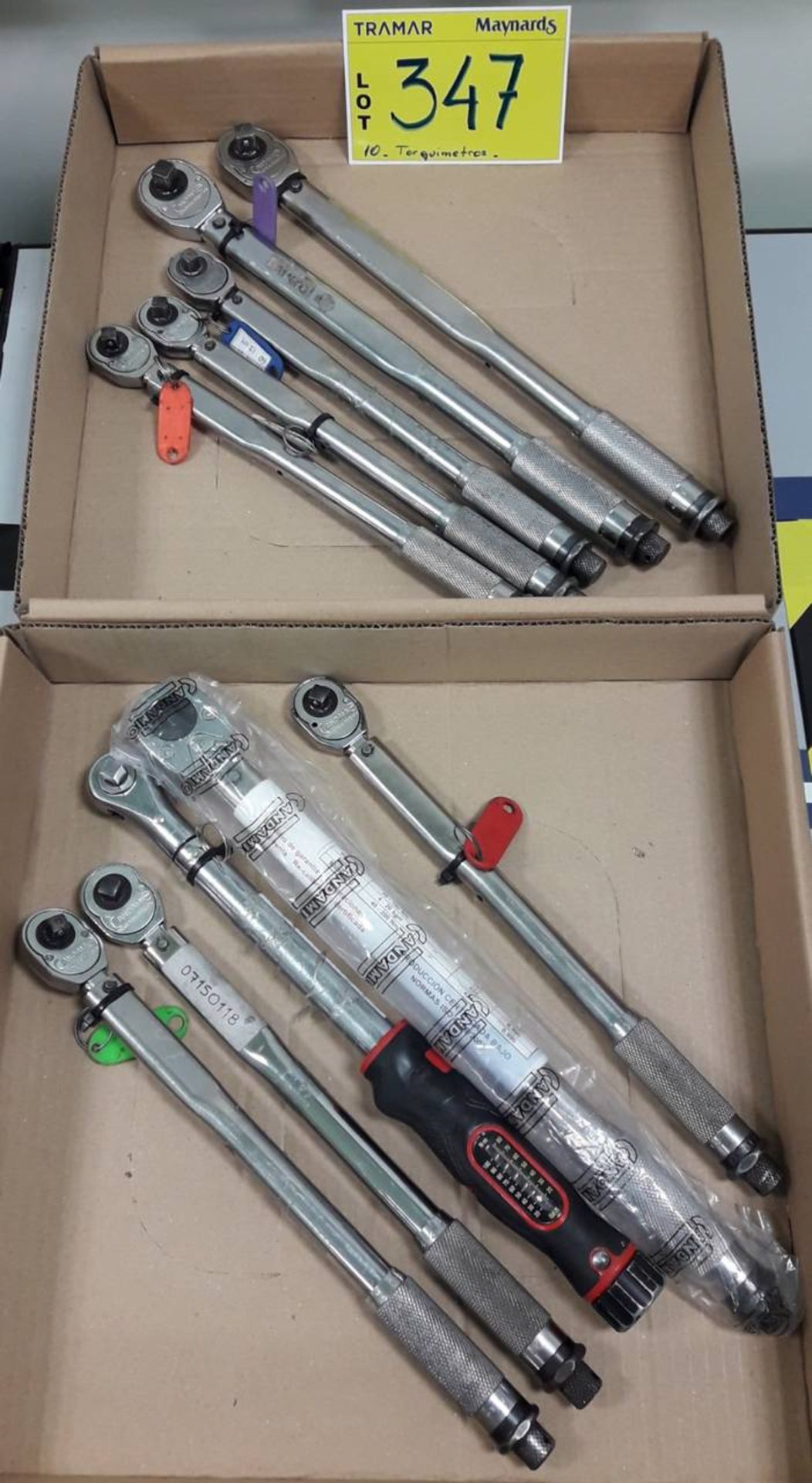 Torque wrenchs Qty 10