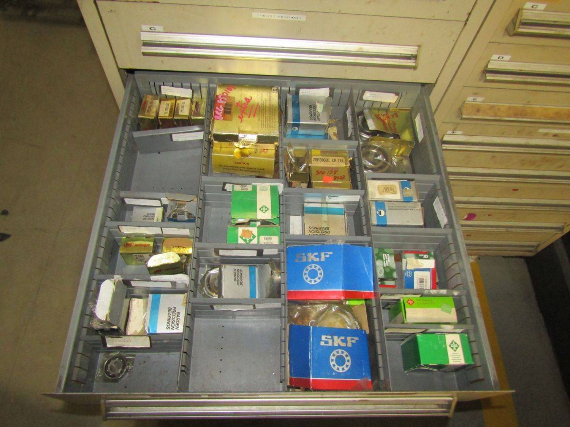 Stanley Vidmar 8-Drawer Heavy Duty Parts Cabinet - Image 5 of 9