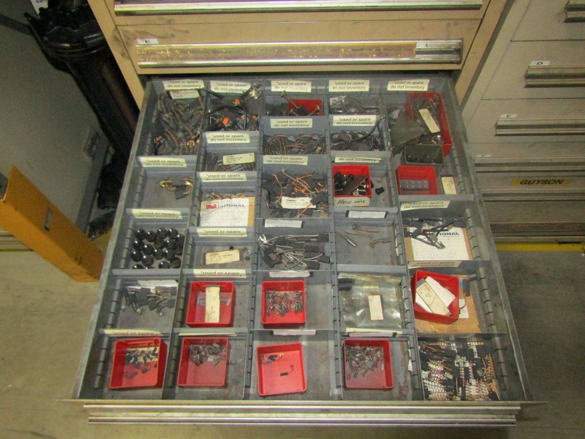 Stanley Vidmar 11-Drawer Heavy Duty Parts Cabinet - Image 7 of 11