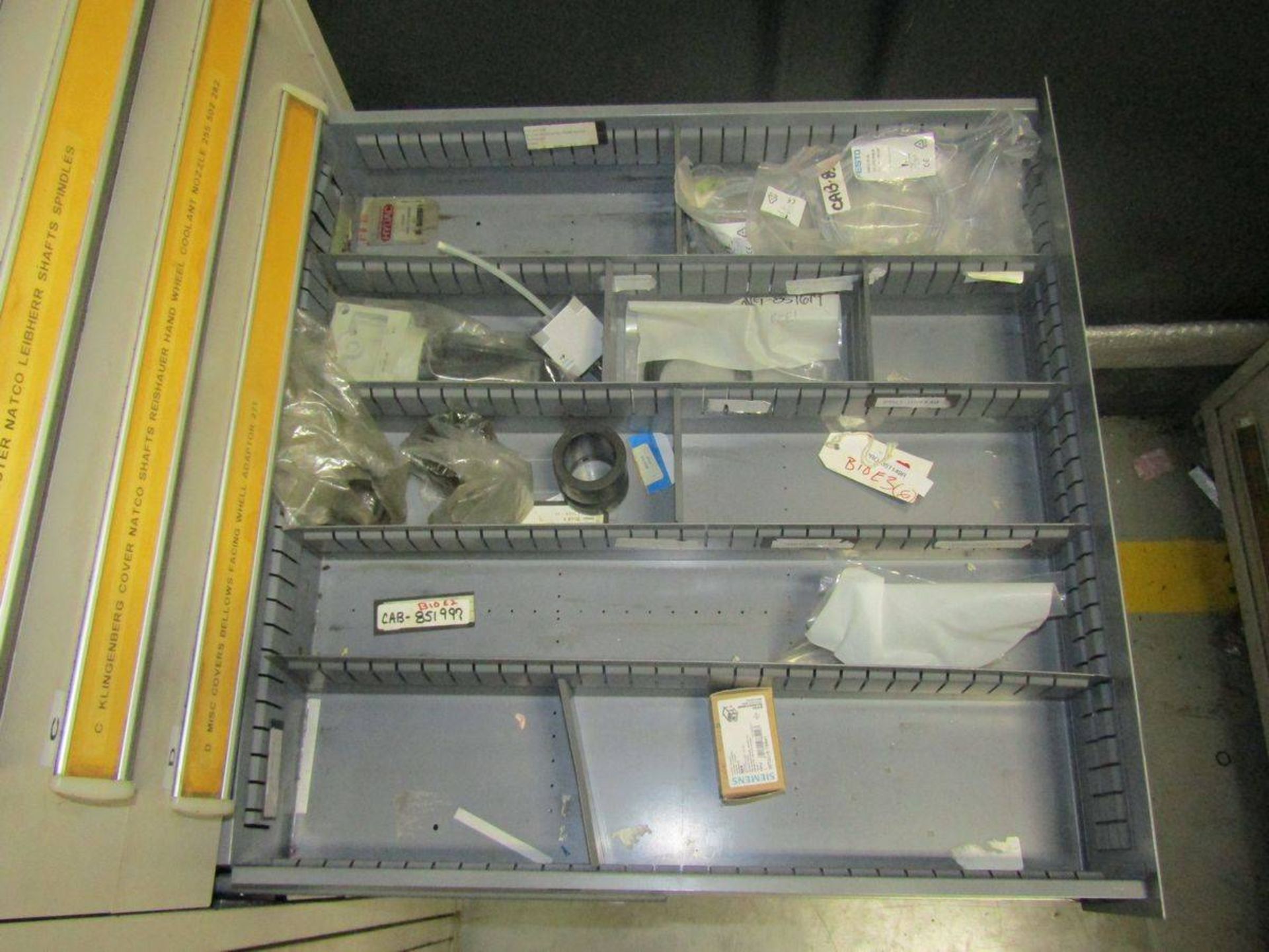 Stanley Vidmar 9-Drawer Heavy Duty Parts Cabinet - Image 6 of 10