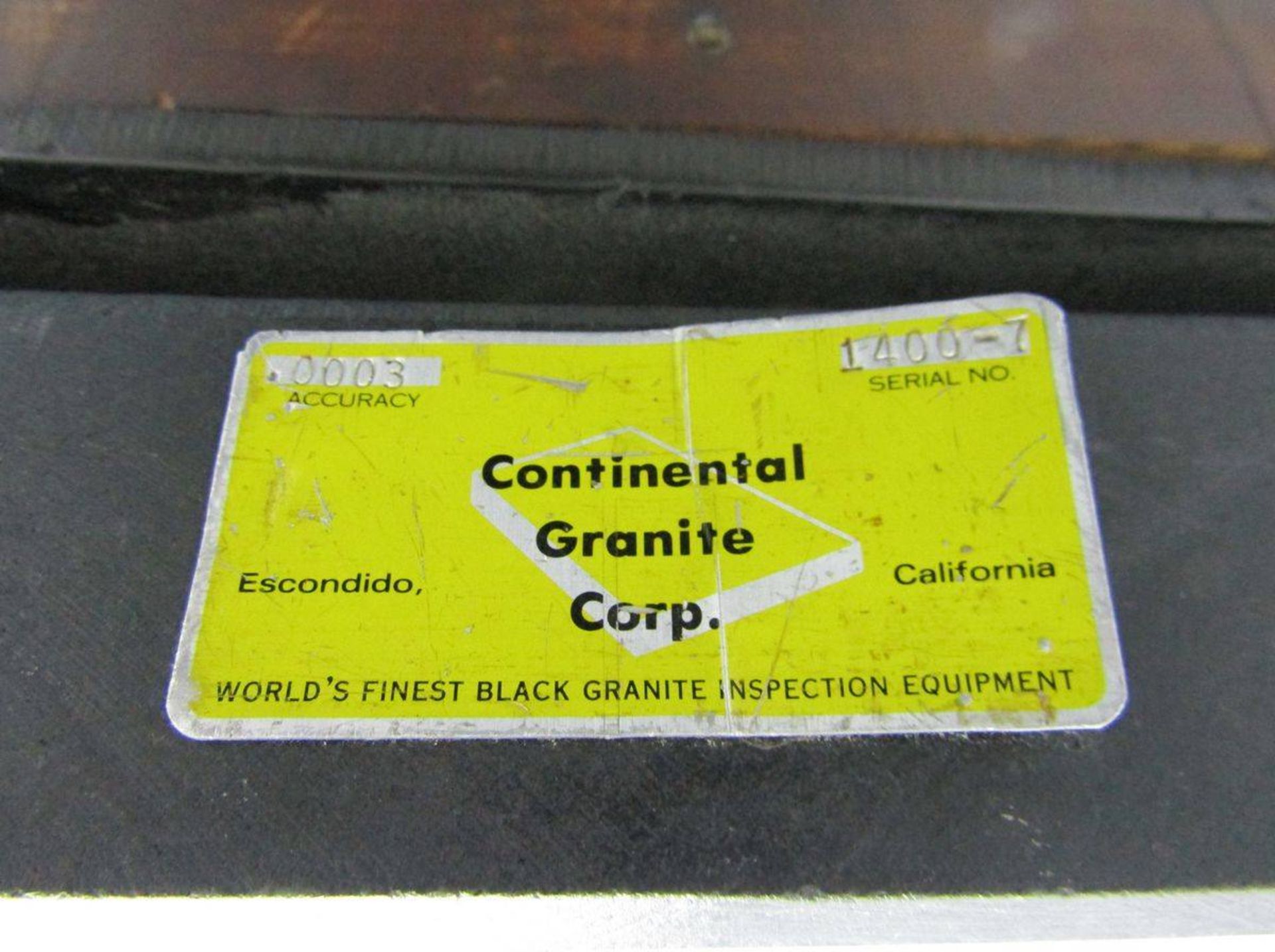 Continental Granite Corp. Granite Surface Plate - Image 3 of 3