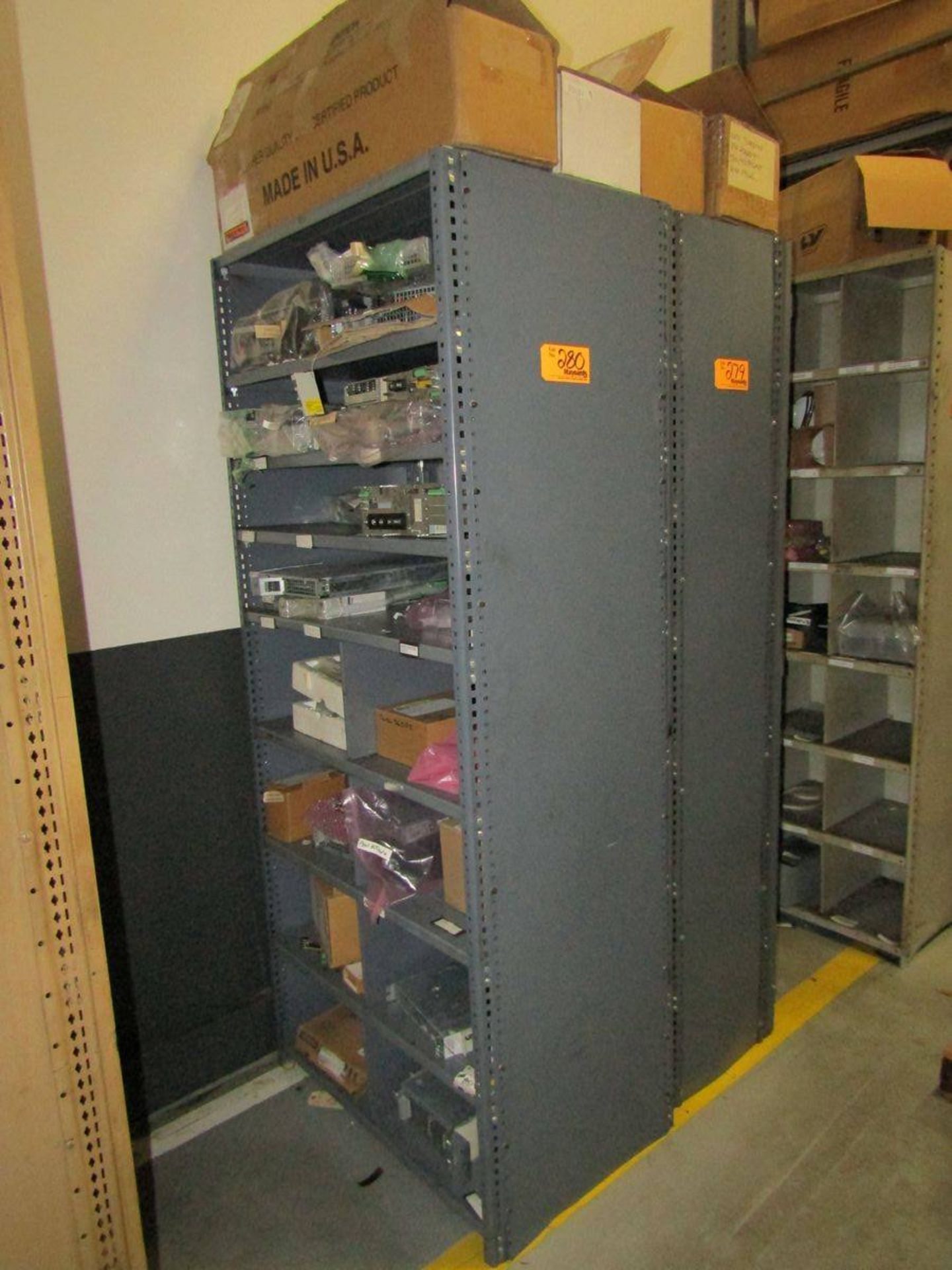 Steel 2-Door Shelving Unit