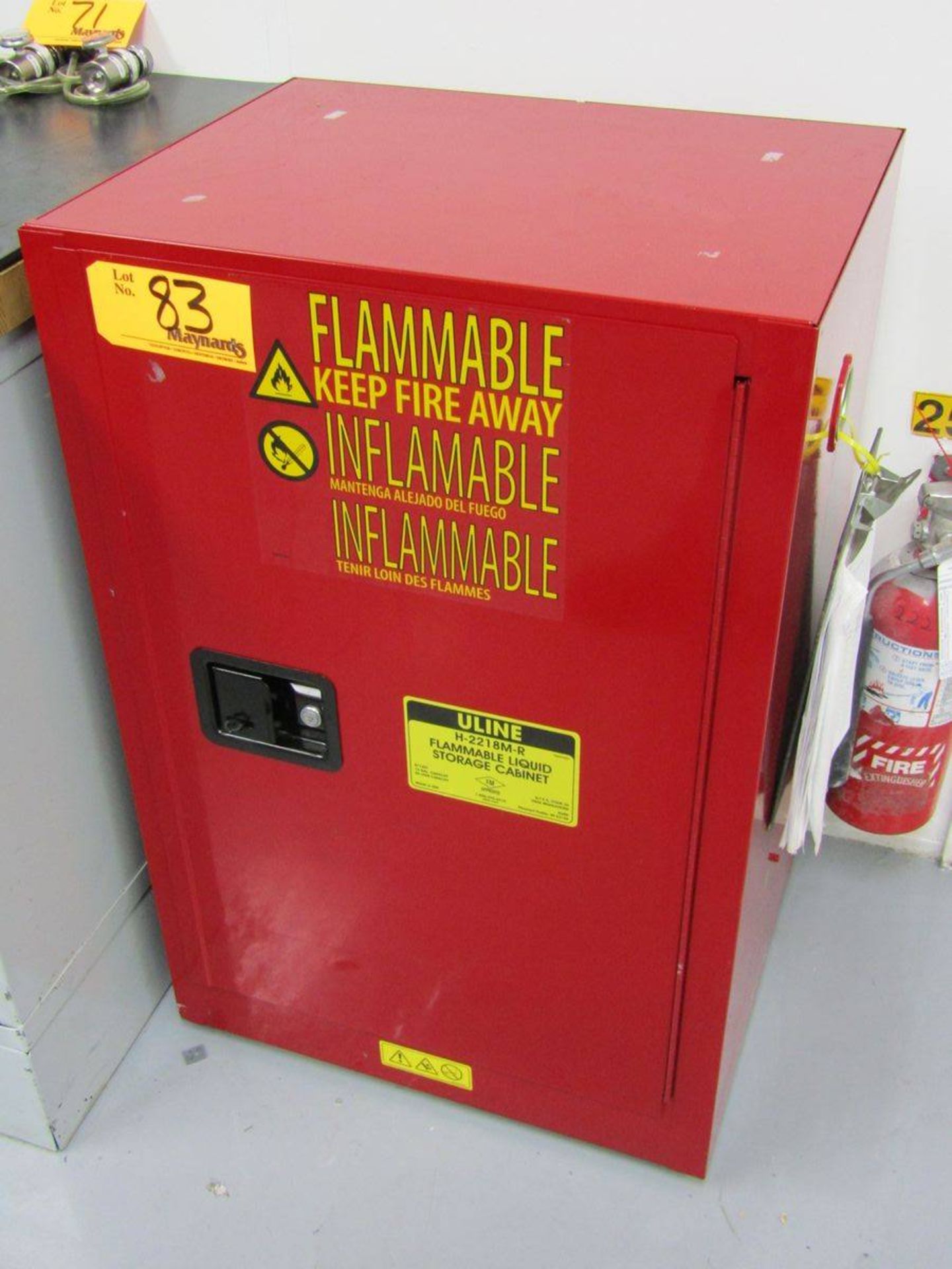 Uline H-2218M-R Flammable Liquid Storage Cabinet